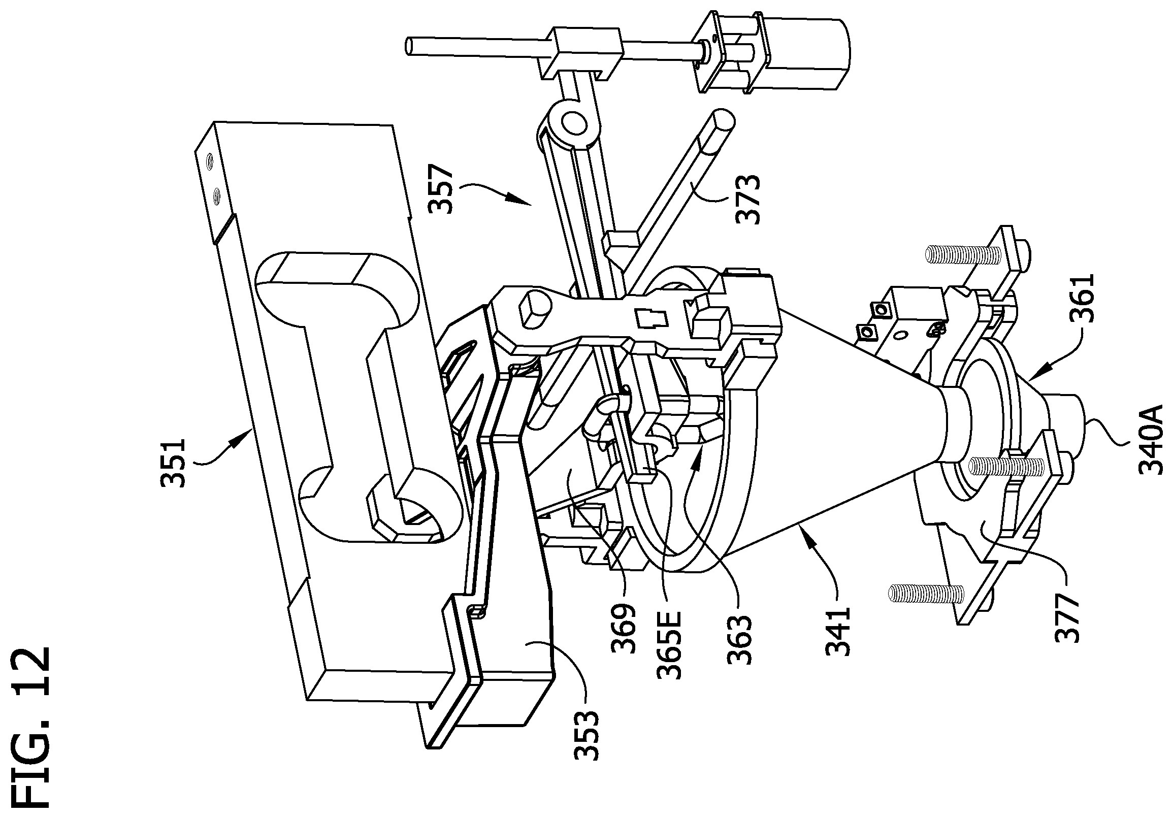Patent US12422236 Figure 12 – Dispenser for firearm ammunition powder