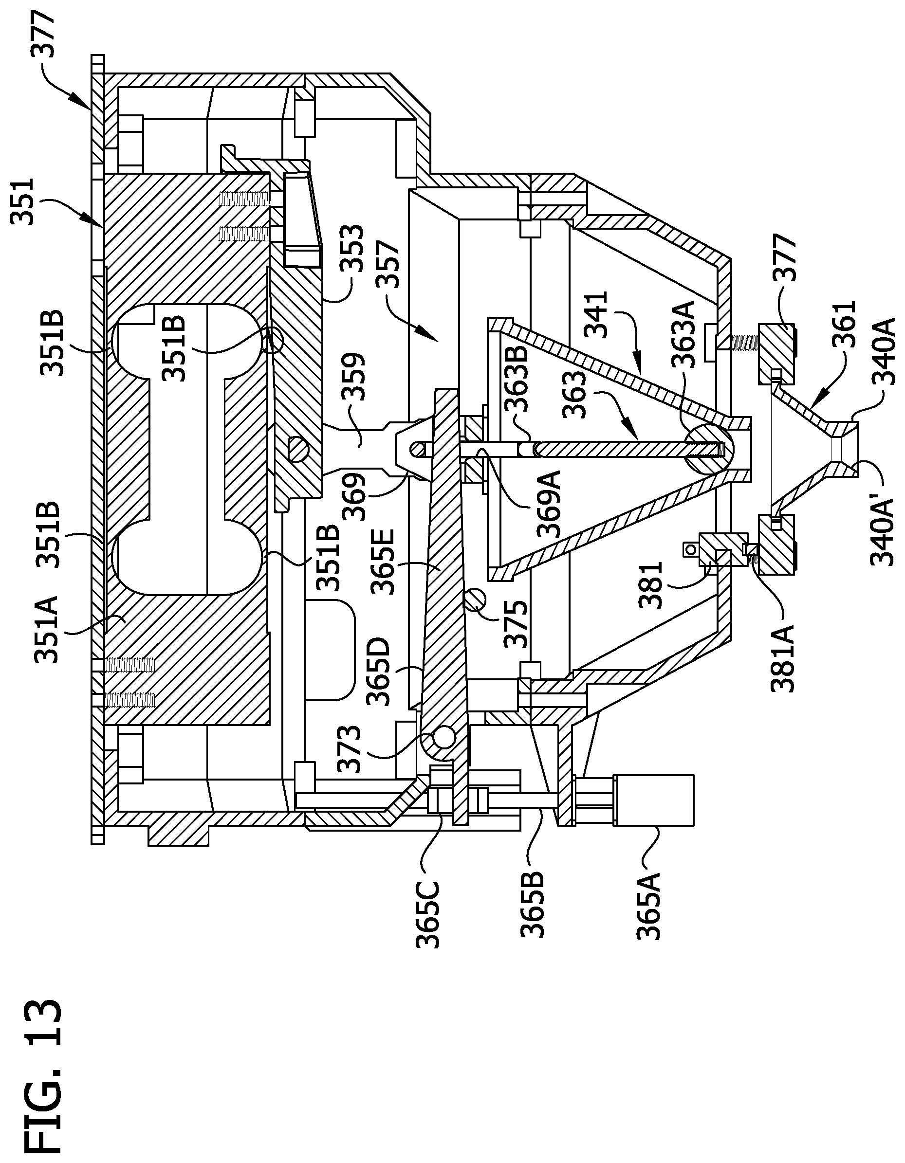 Patent US12422236 Figure 13 – Dispenser for firearm ammunition powder
