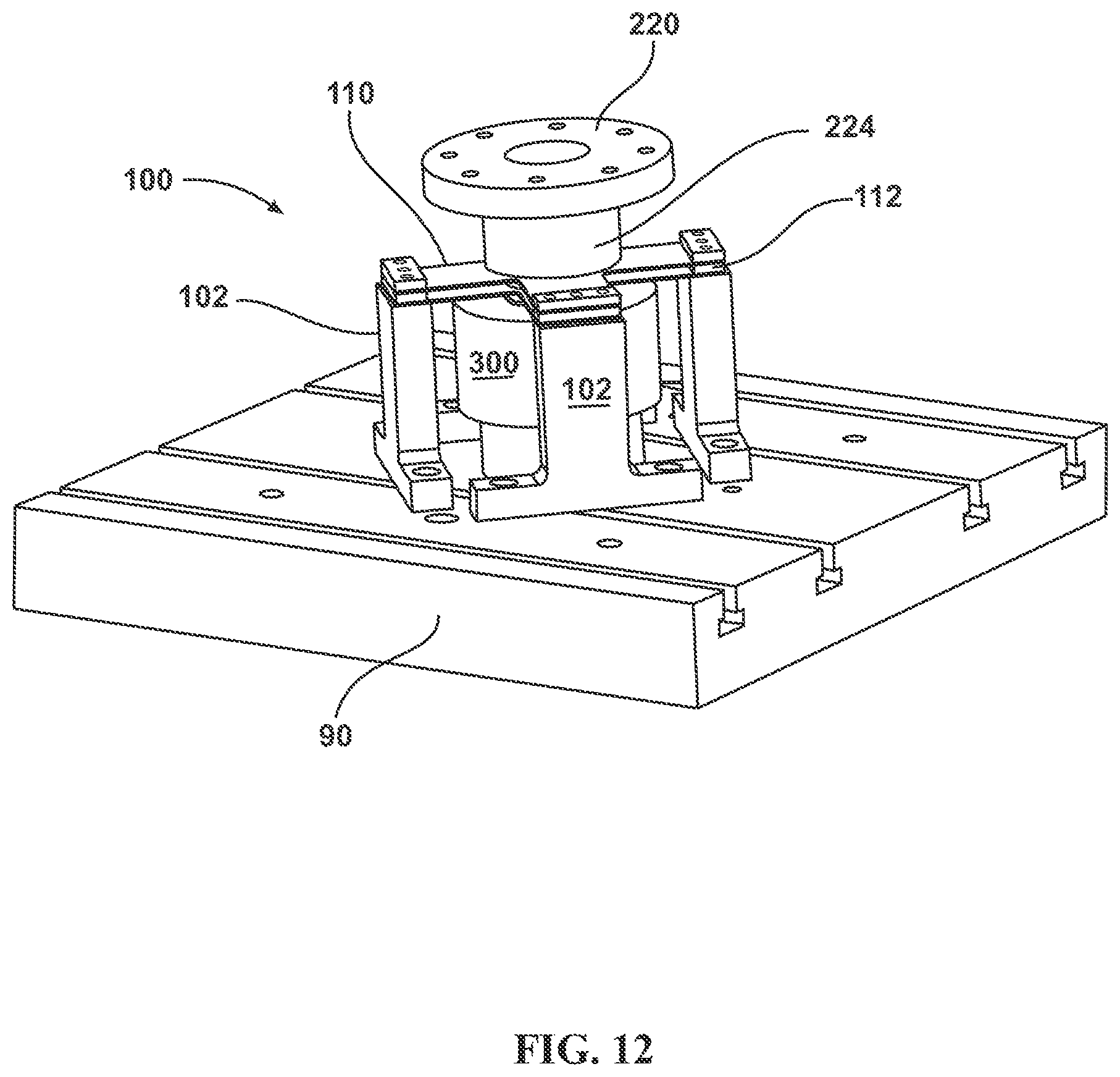 Patent US12422239 Figure 11 – Multi-pivot axle drivetrain alignment fixture