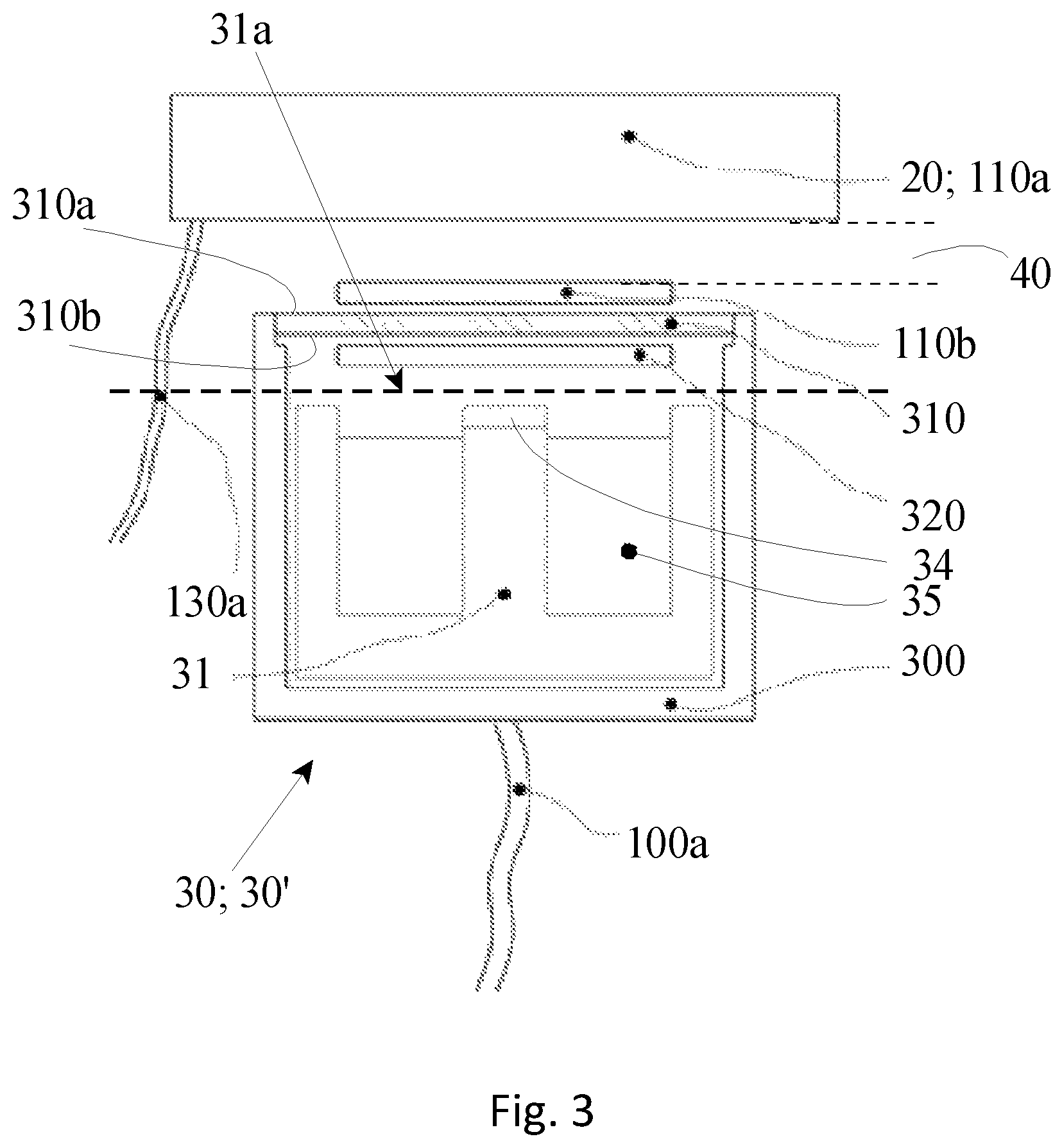 Patent US12422241 Figure 3 – Capacitive sensor device and a magnetic bearing assembly with such capacitive sensor device