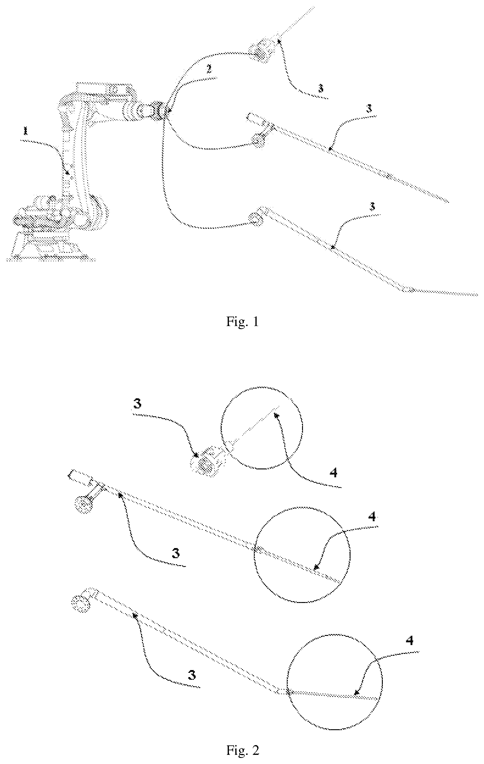 Patent US12422248 Figure 1 – Device and method for calibrating elongated metallurgical tool based on laser distance sensor