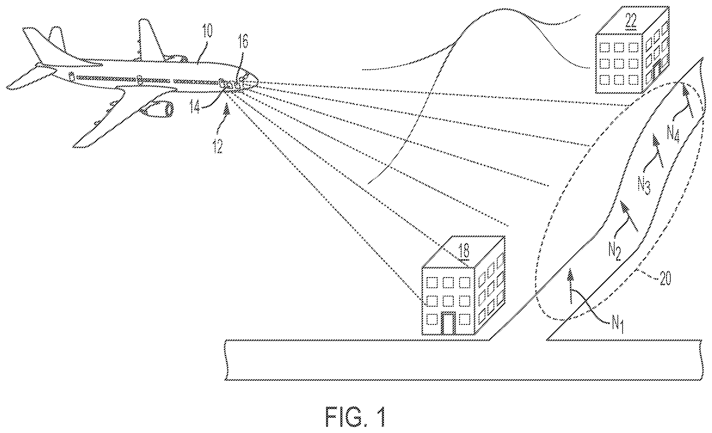 Patent US12422250 — Systems and methods for passive ranging of objects — Figure 1