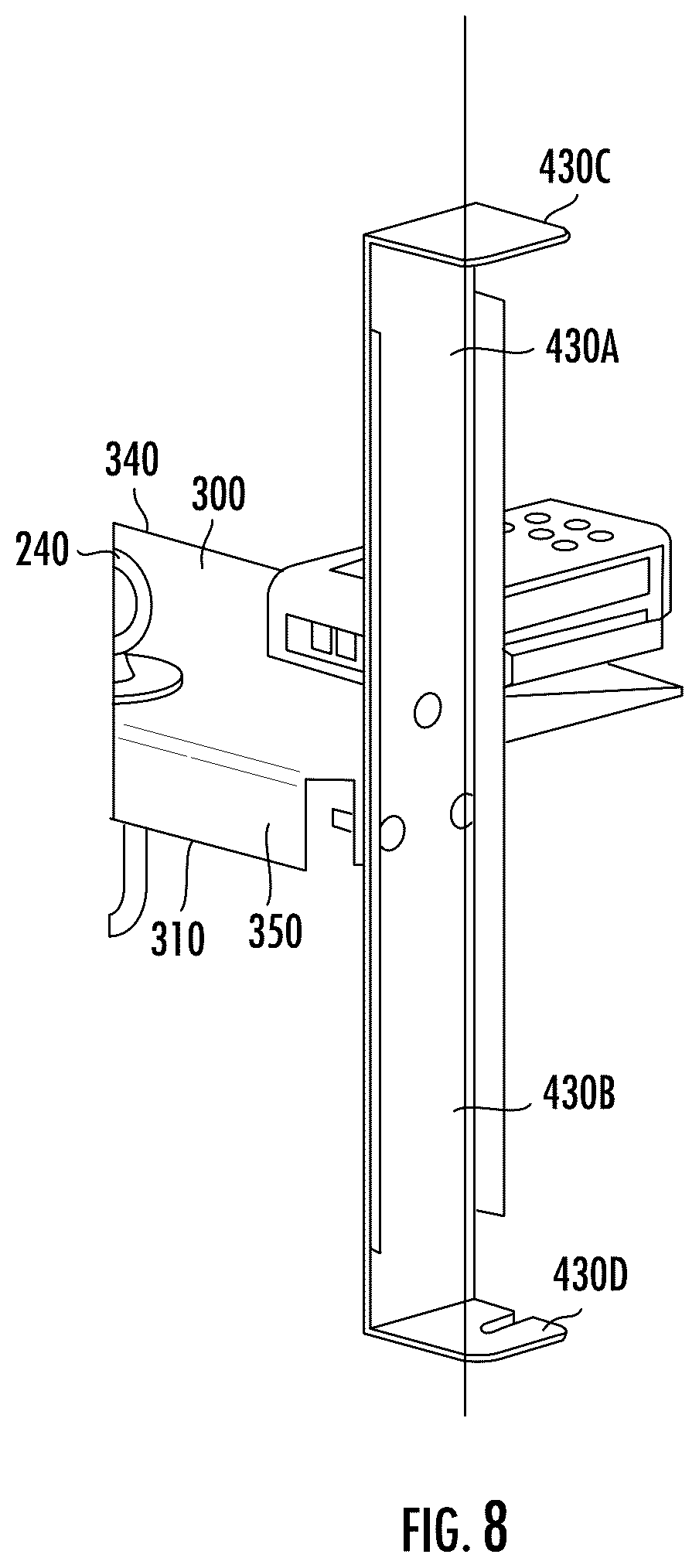 Patent US12422252 Figure 8 – Hoistway survey tool and method of surveying a hoistway