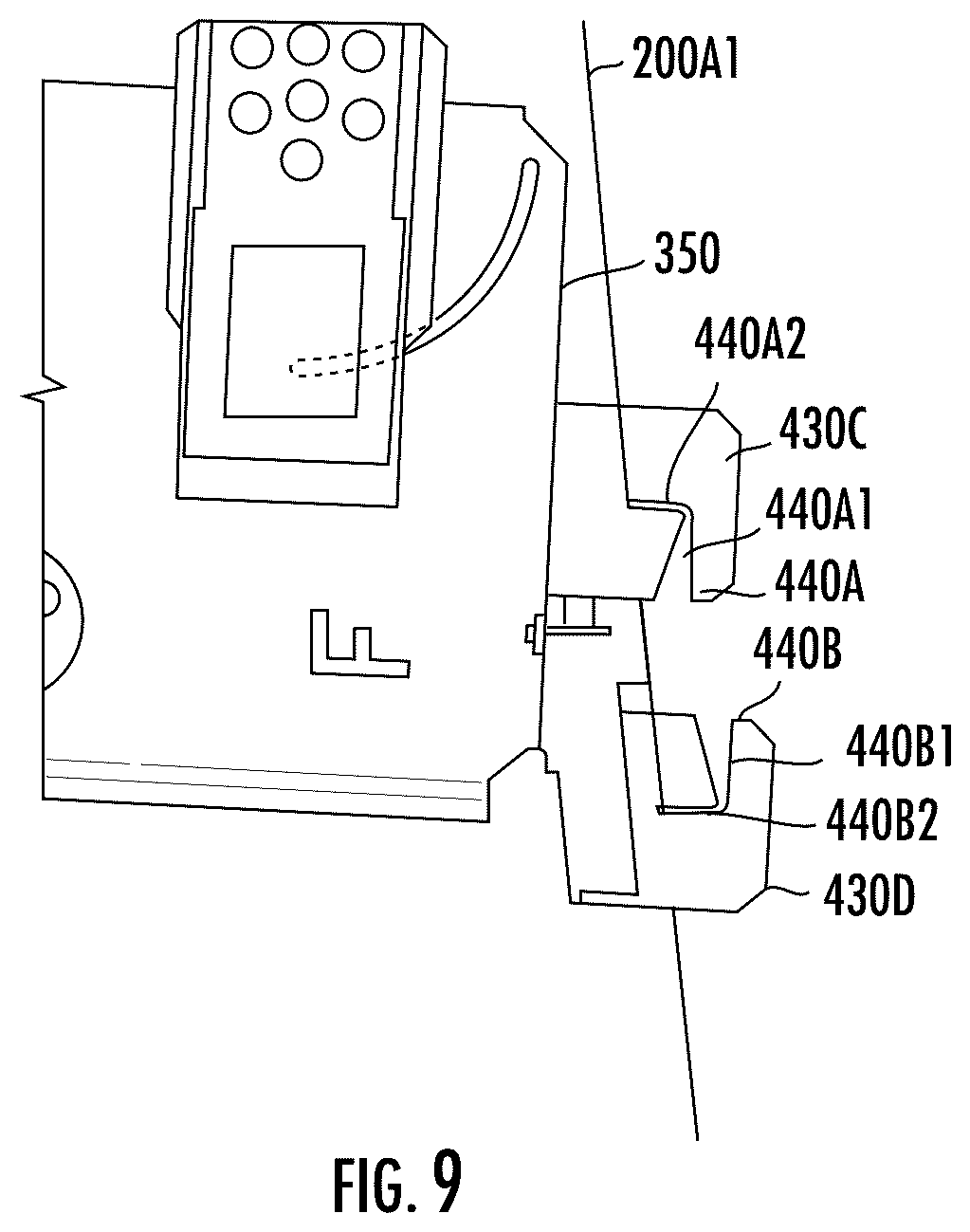 Patent US12422252 Figure 9 – Hoistway survey tool and method of surveying a hoistway