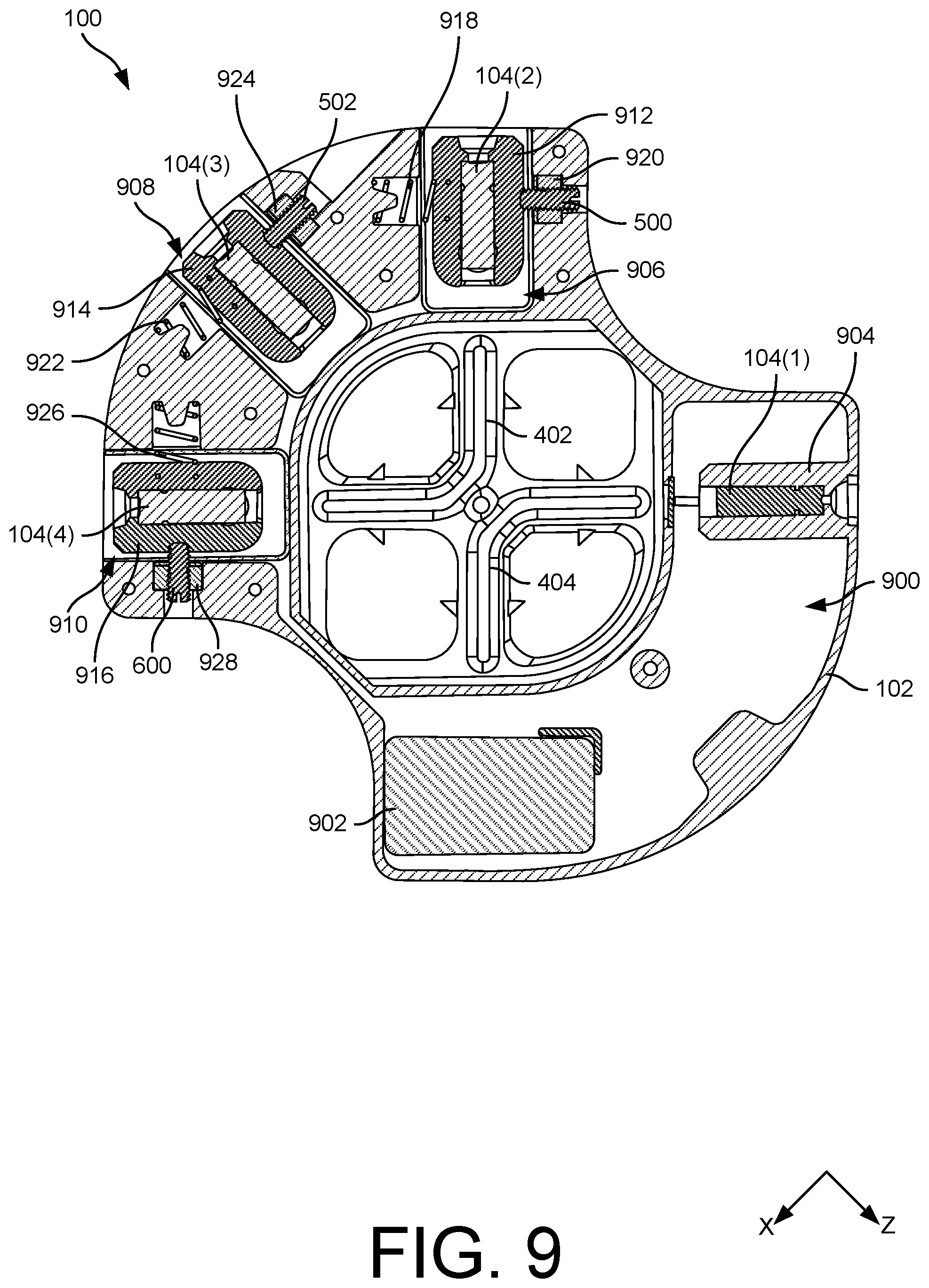 Patent US12422257 Figure 7 – Fiducial alignment device