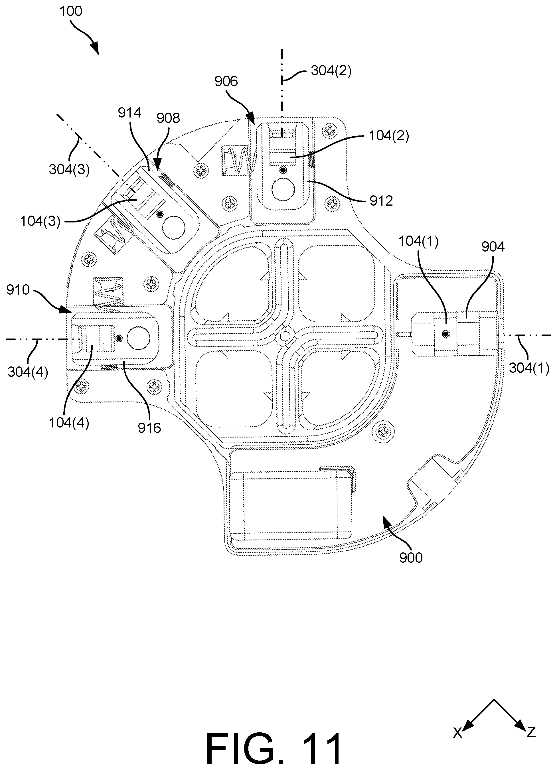 Patent US12422257 Figure 9 – Fiducial alignment device