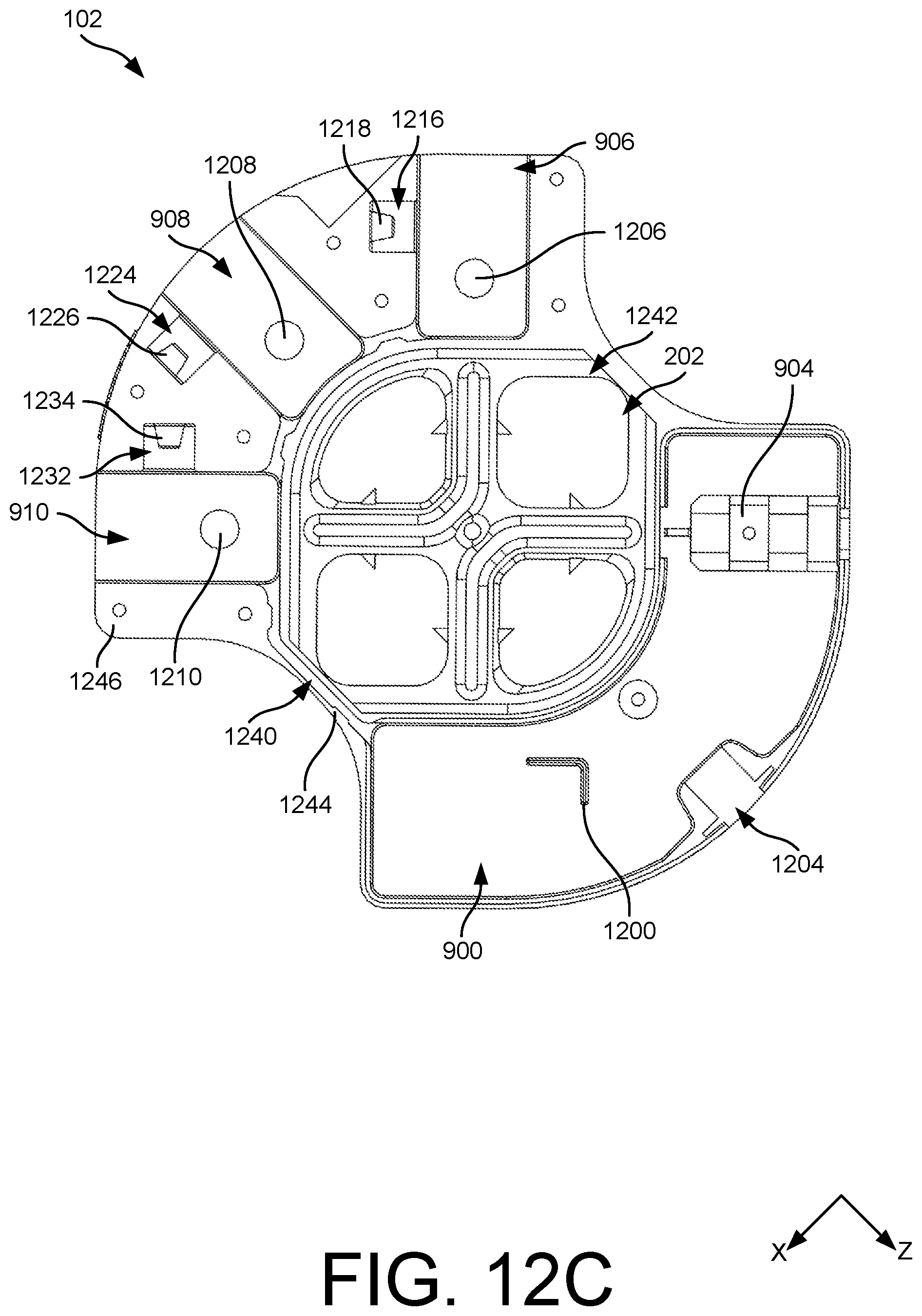 Patent US12422257 Figure 12 – Fiducial alignment device
