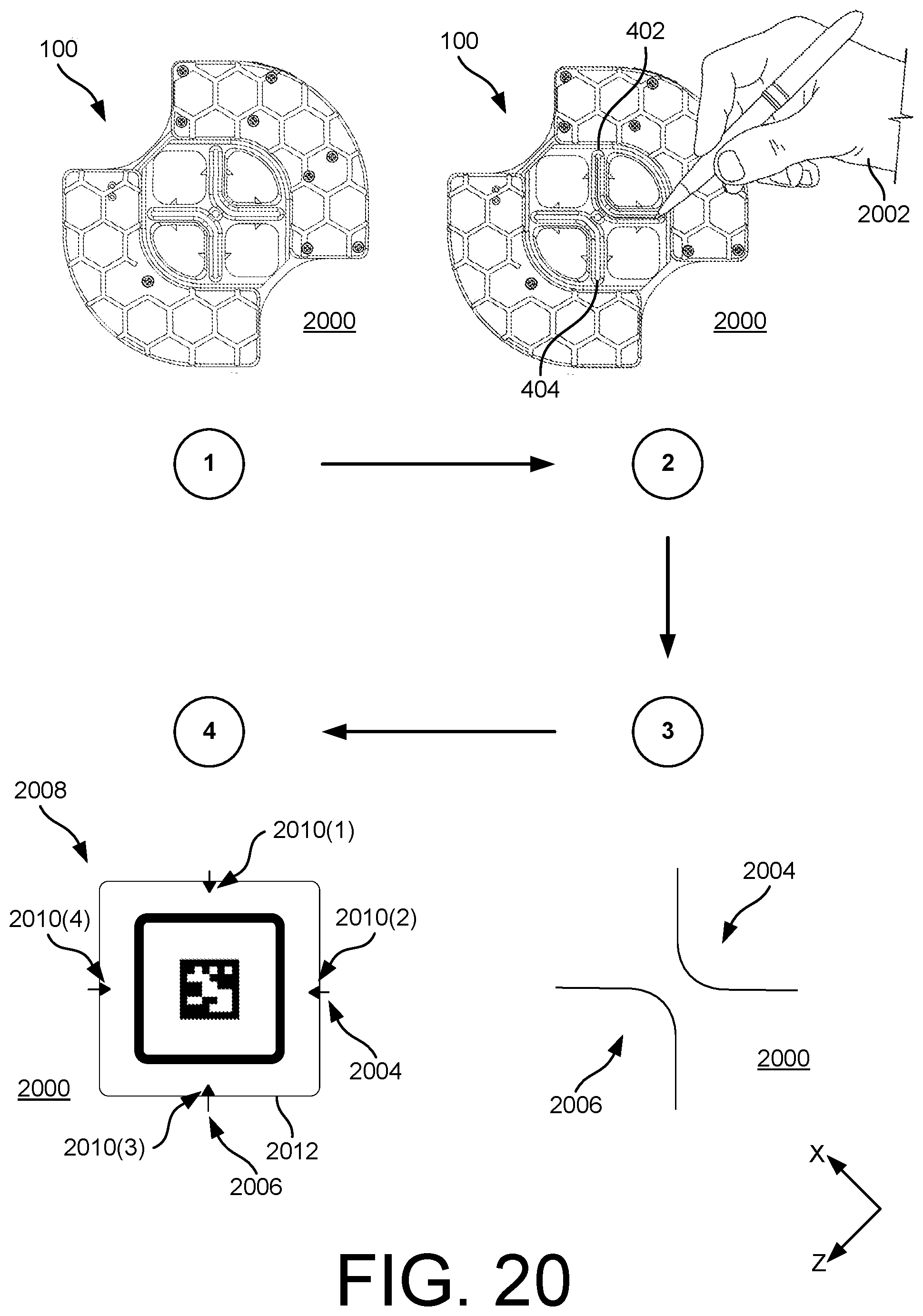 Patent US12422257 Figure 20 – Fiducial alignment device