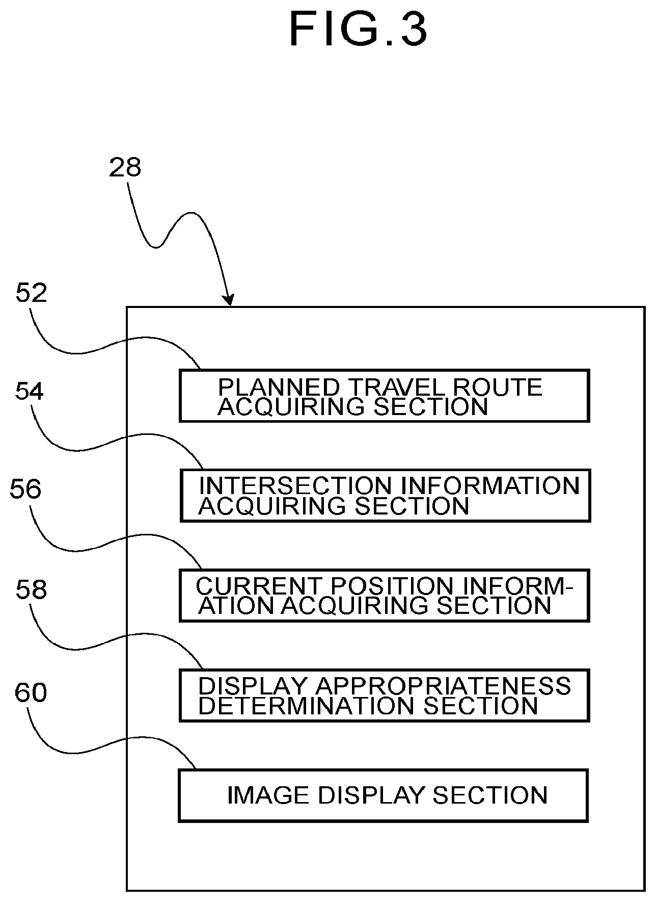 Patent US12422265 Figure 3 – Display control device for vehicle, display control system for vehicle, vehicle, display control method for vehicle, and non-transitory storage medium storing a program