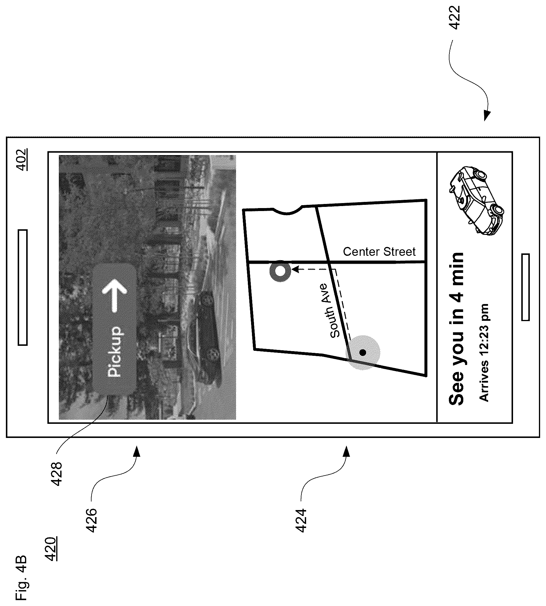 Patent US12422266 Figure 10 – Augmented reality wayfinding