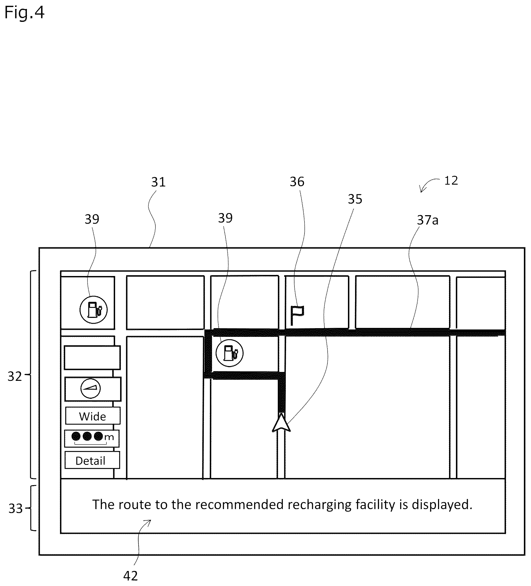 Patent US12422271 Figure 4 – Information output device and information output method