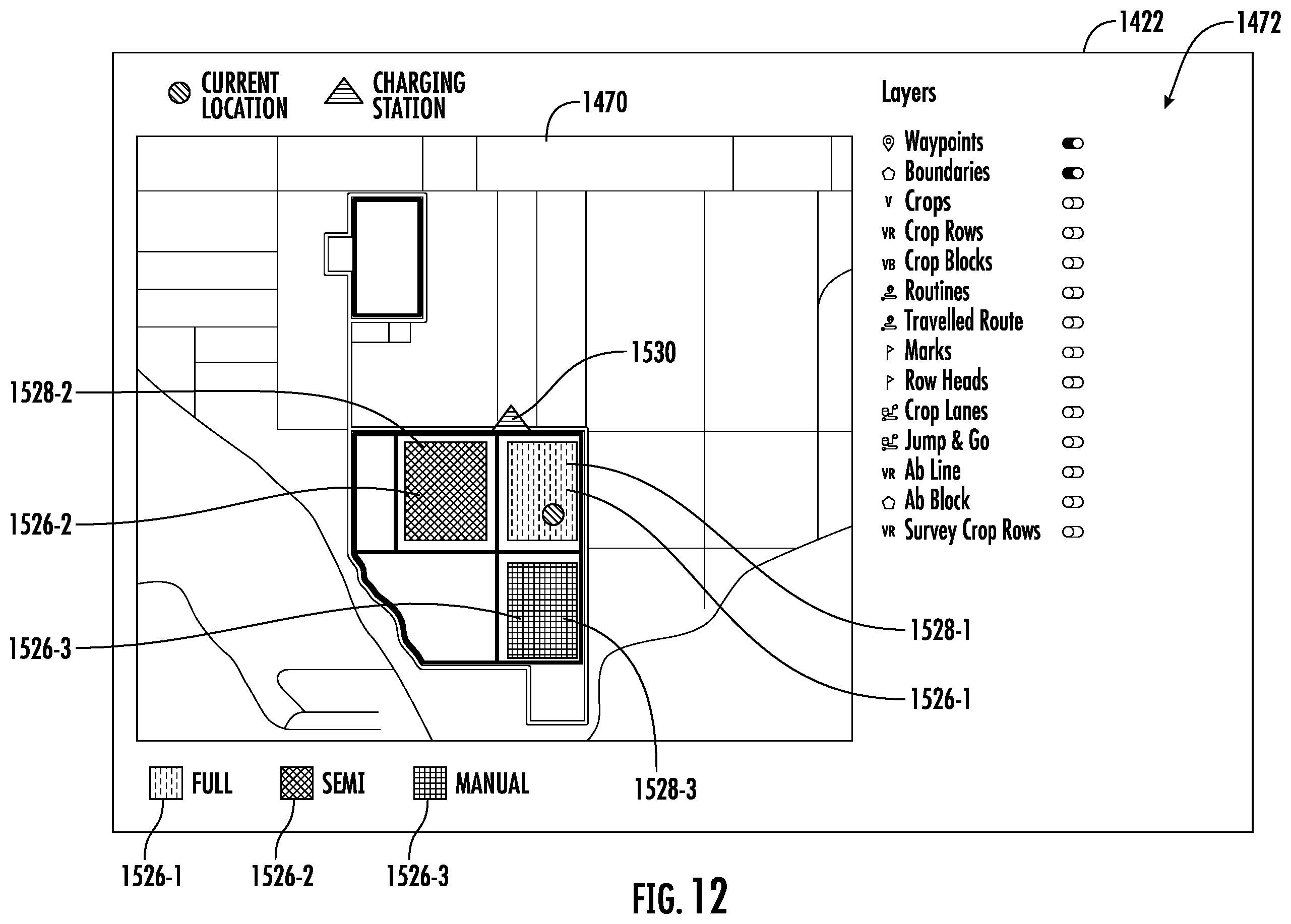 Patent US12422277 Figure 11 – Mapping
