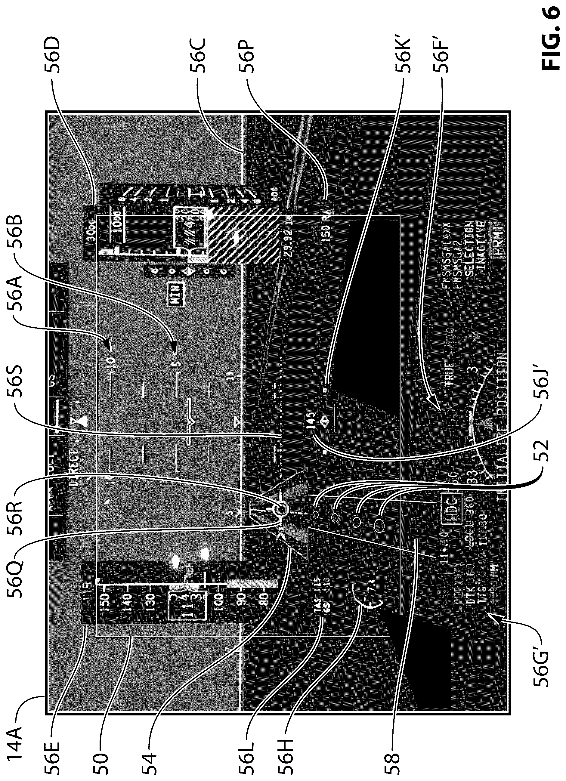 Patent US12422279 Figure 6 – Display systems and methods for aircraft