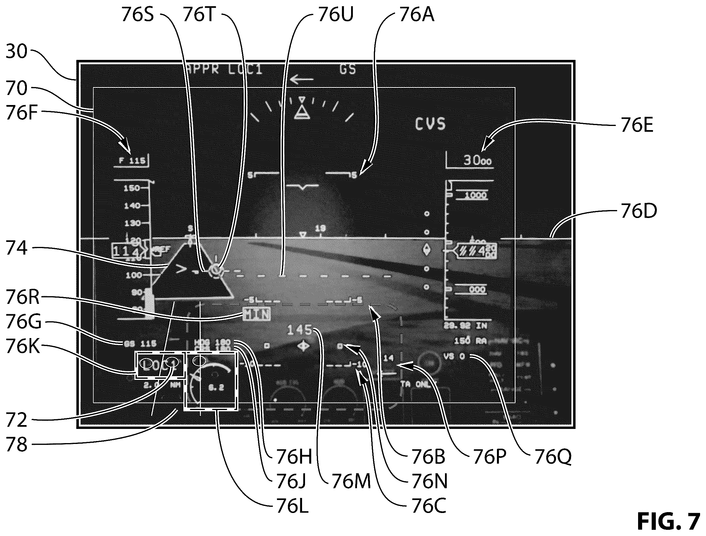 Patent US12422279 Figure 7 – Display systems and methods for aircraft