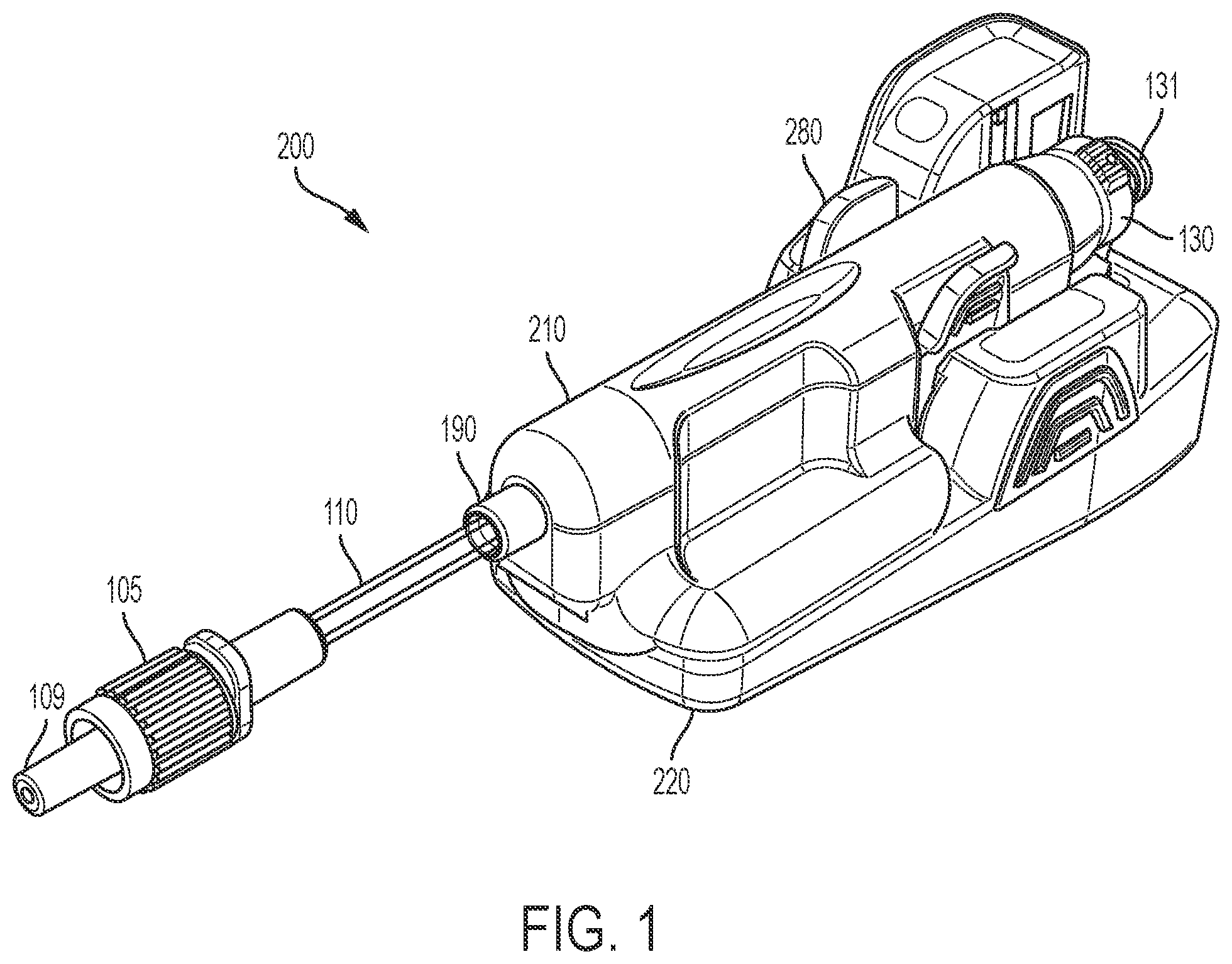 Patent US12422287 Figure 1 – Flow sensor system including spring contacts