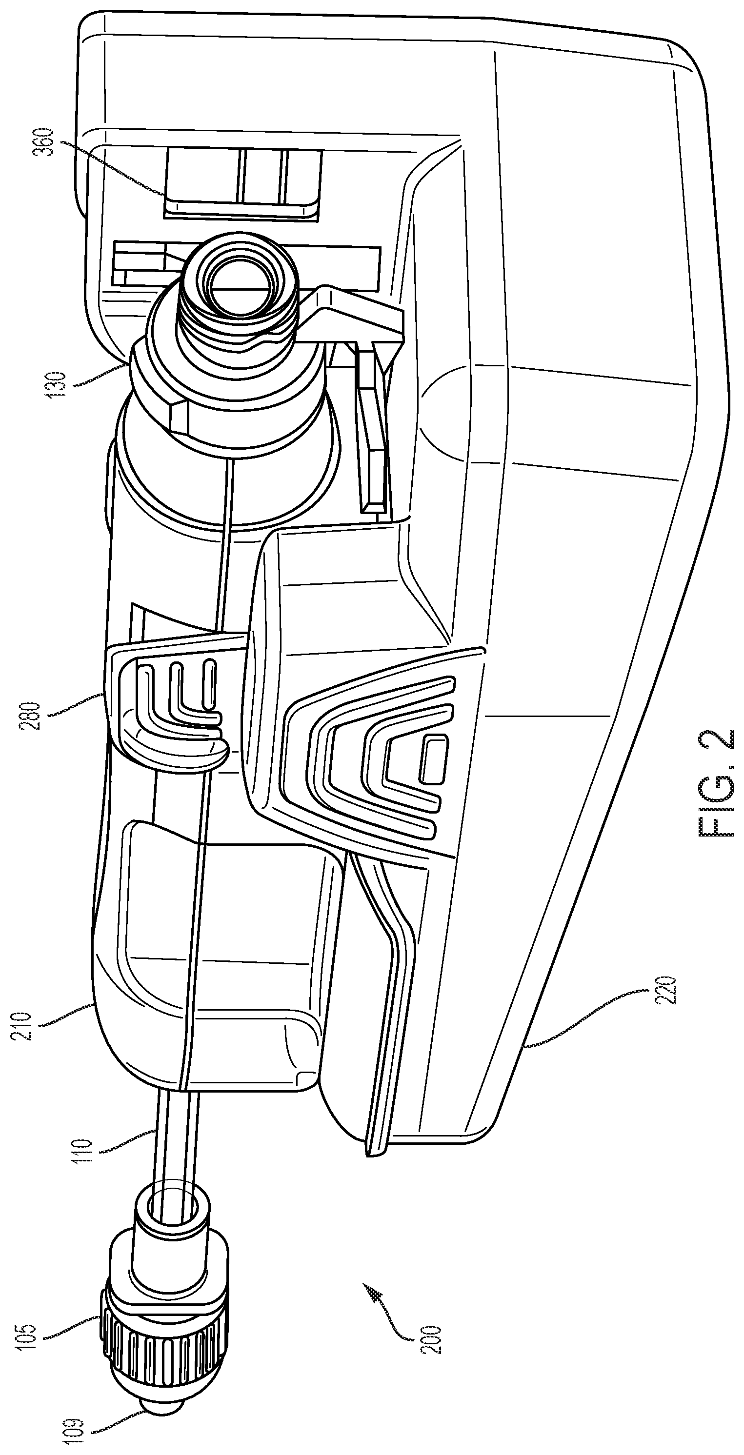 Patent US12422287 Figure 2 – Flow sensor system including spring contacts