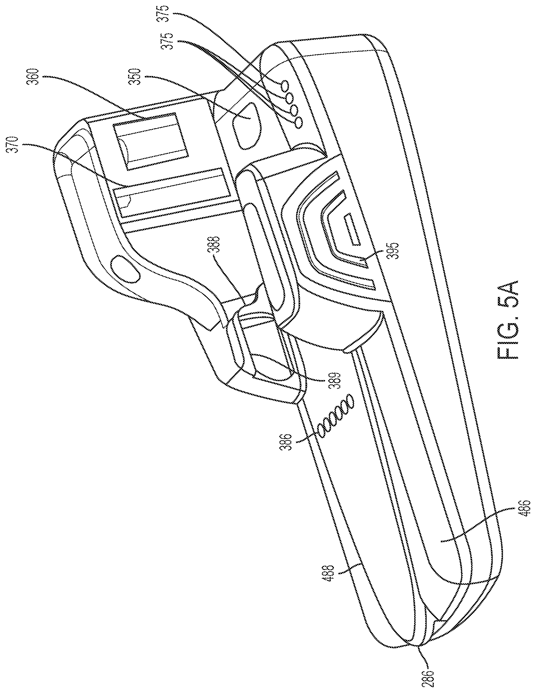 Patent US12422287 Figure 5 – Flow sensor system including spring contacts