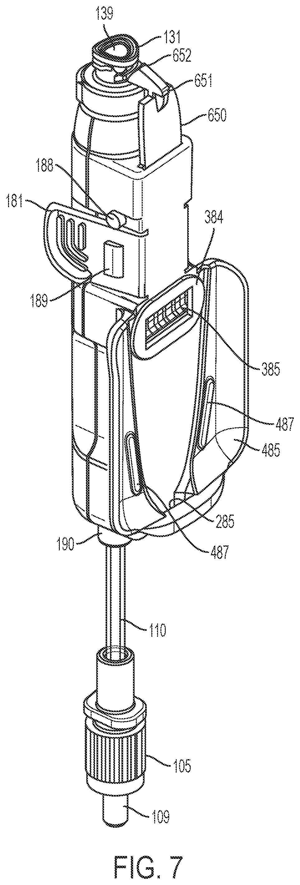 Patent US12422287 Figure 8 – Flow sensor system including spring contacts