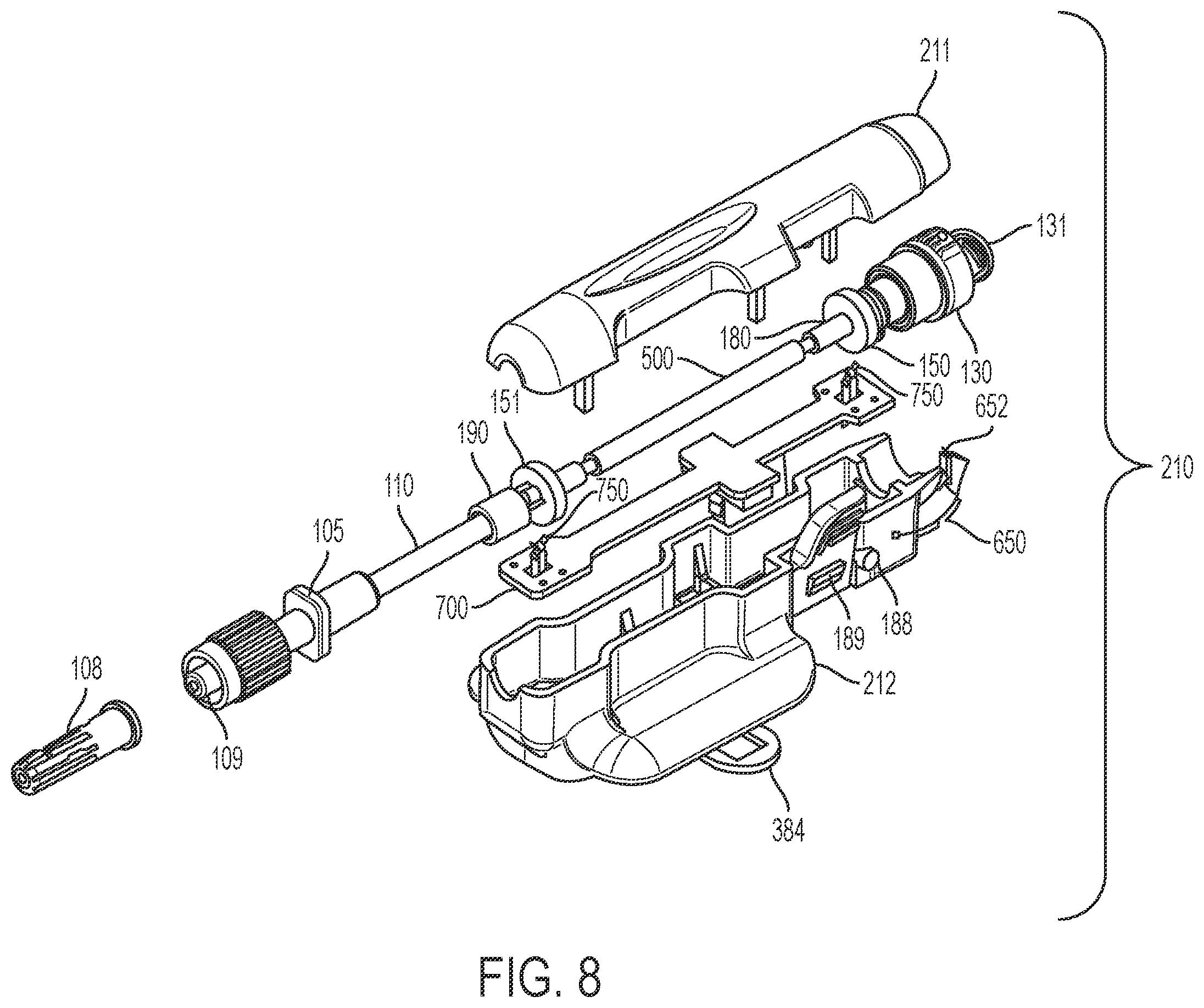 Patent US12422287 Figure 9 – Flow sensor system including spring contacts
