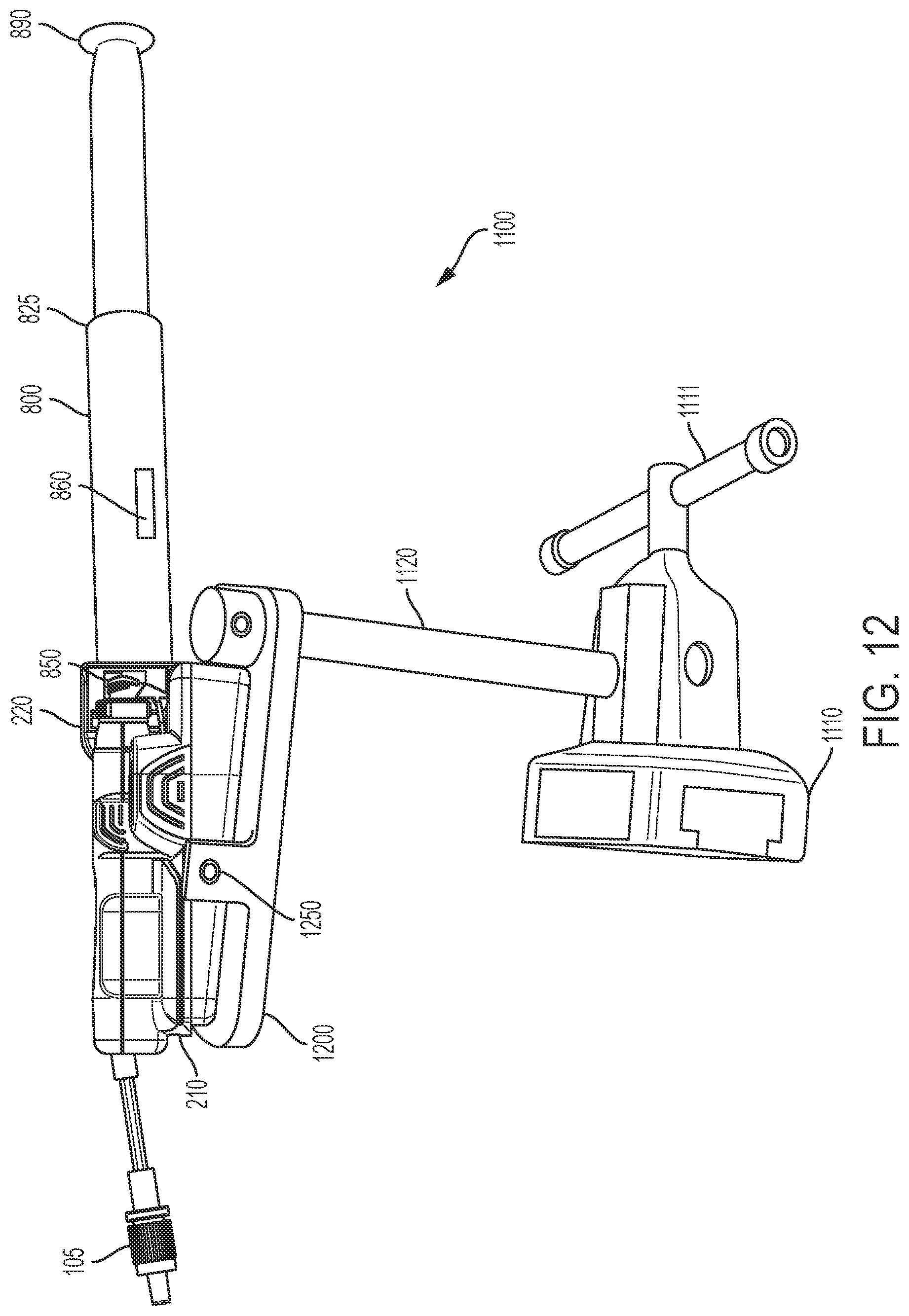 Patent US12422287 Figure 13 – Flow sensor system including spring contacts