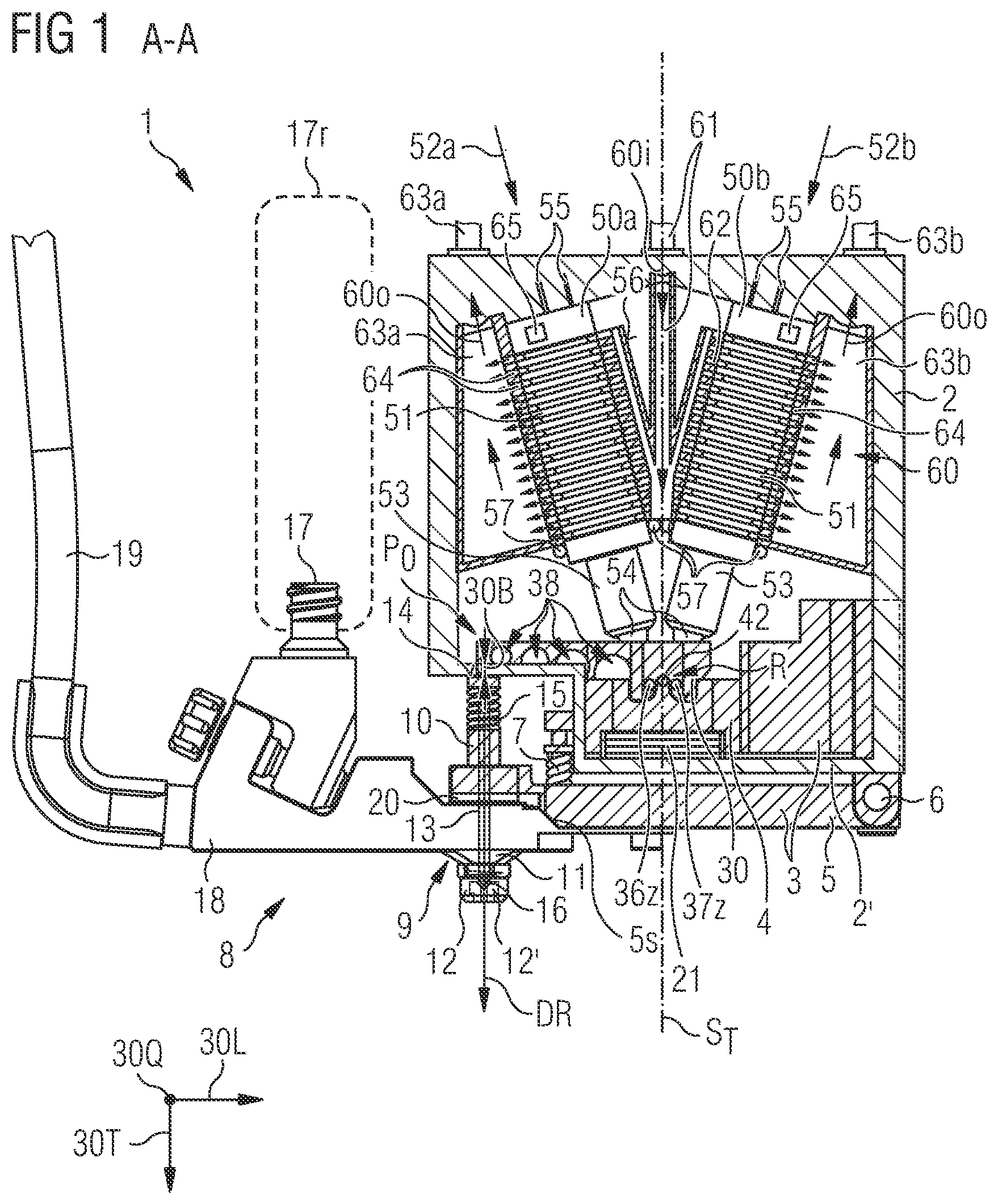 Patent US12422292 Figure 1 – Metering system