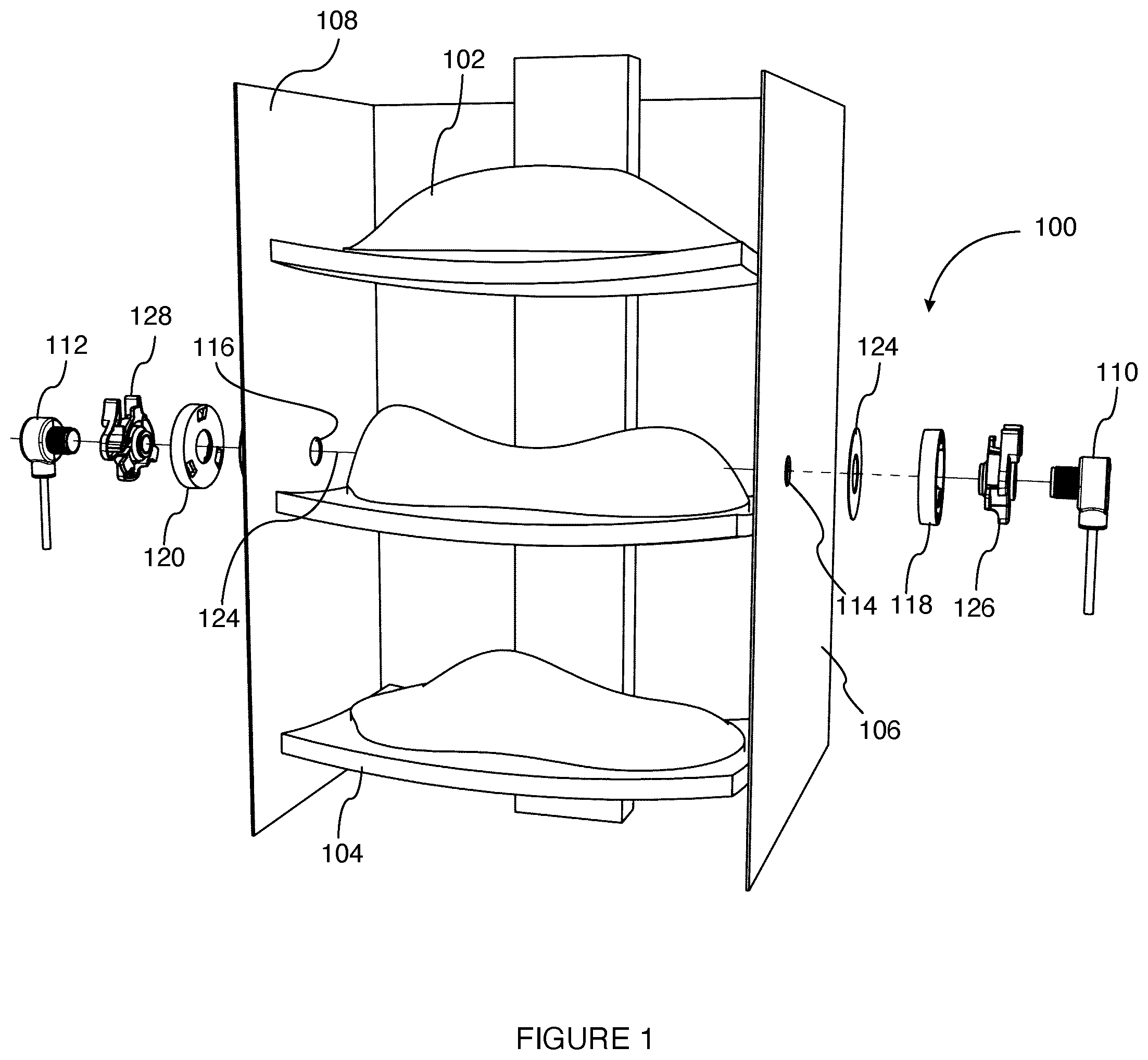 Patent US12422296 Figure 1 – Line-of-sight sensor mounting system and method