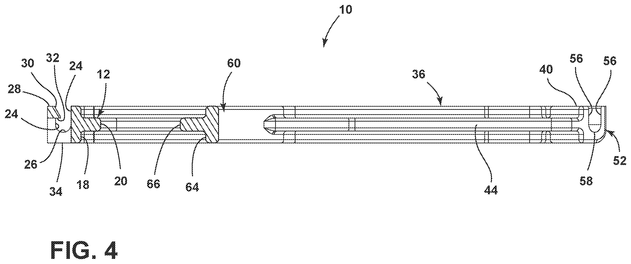 Patent US12422297 Figure 4 – Reinforcement support brace for a float arm