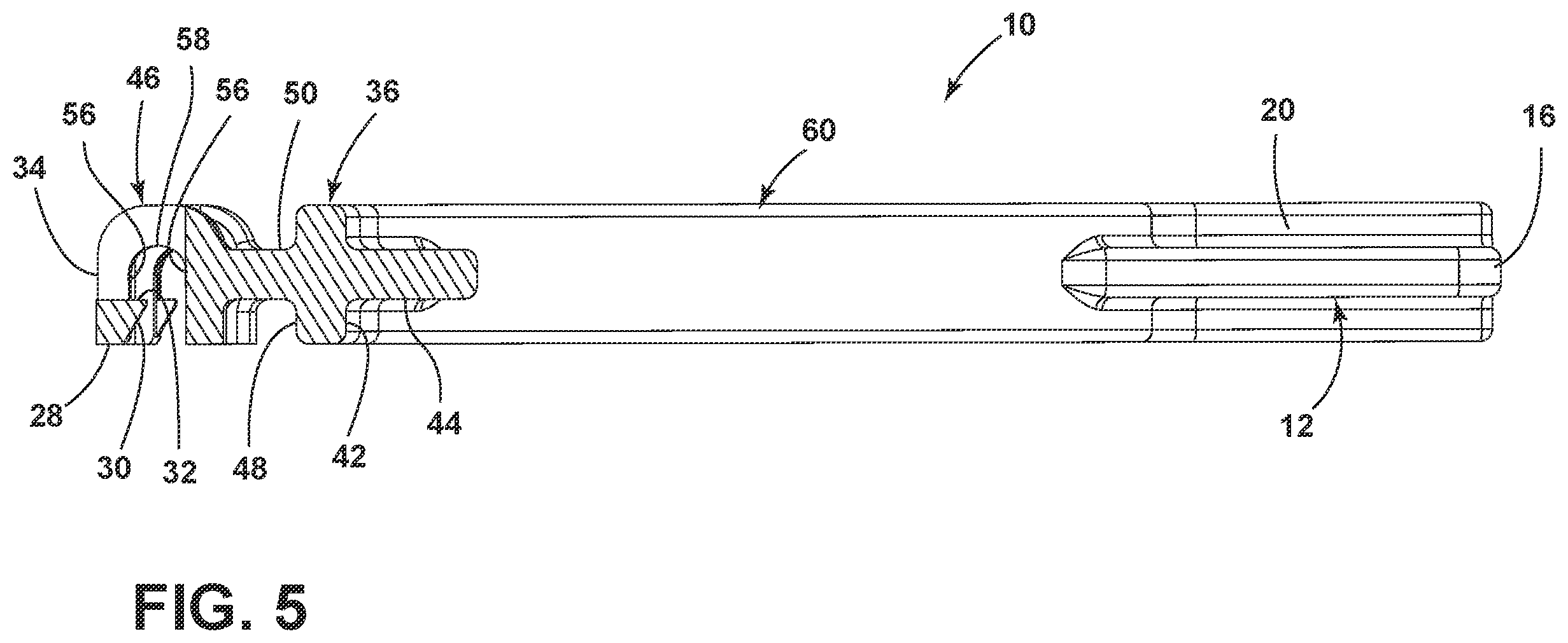 Patent US12422297 Figure 5 – Reinforcement support brace for a float arm