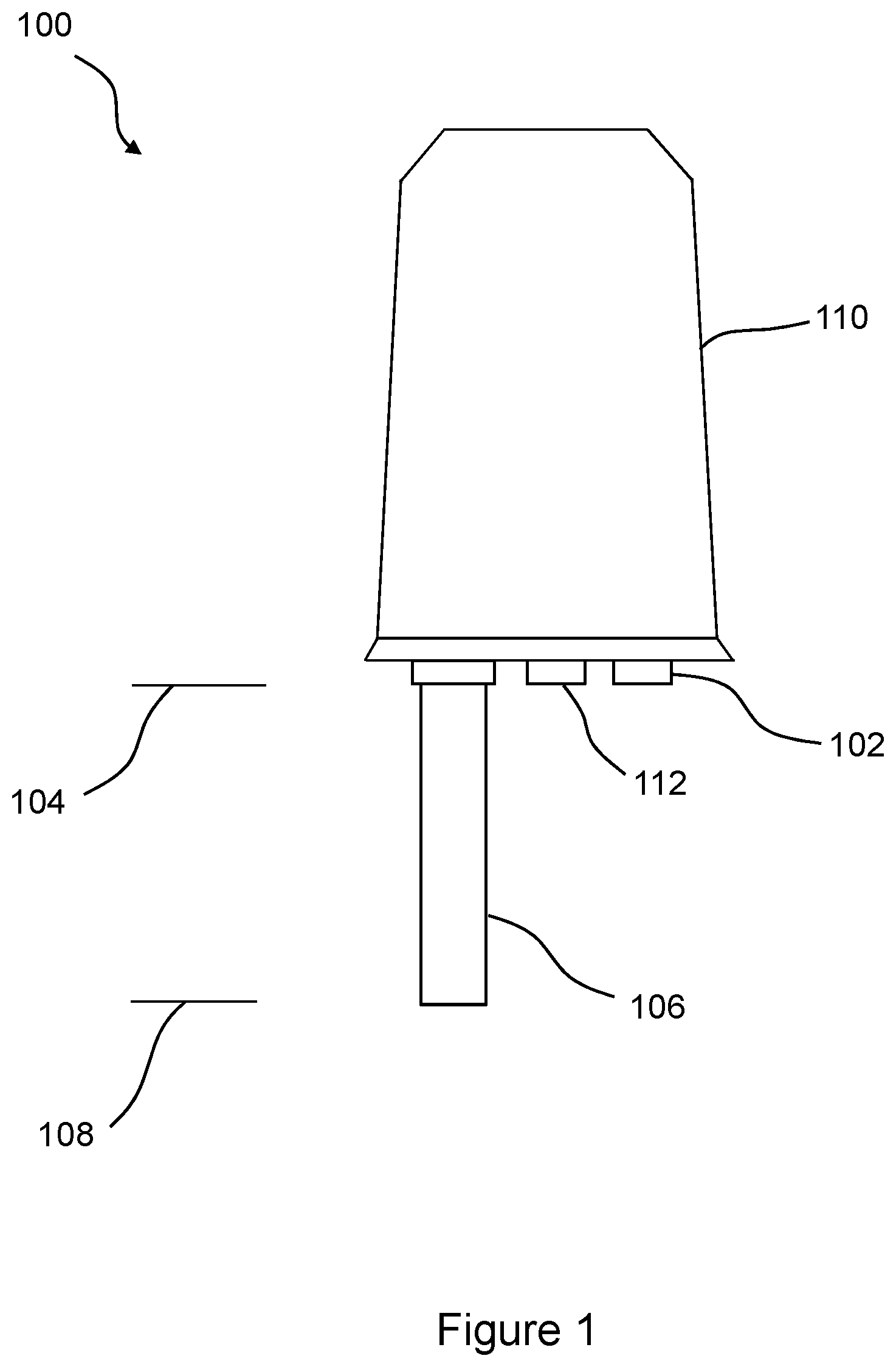 Patent US12422299 Figure 1 – Open channel flow monitoring apparatus