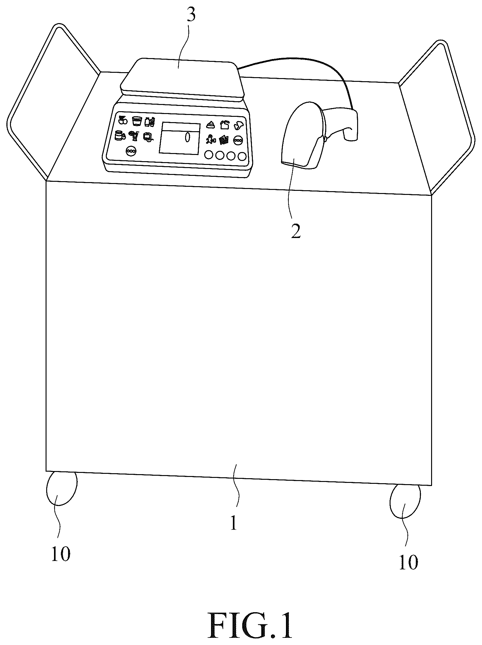 Patent US12422300 Figure 1 – Weighing system
