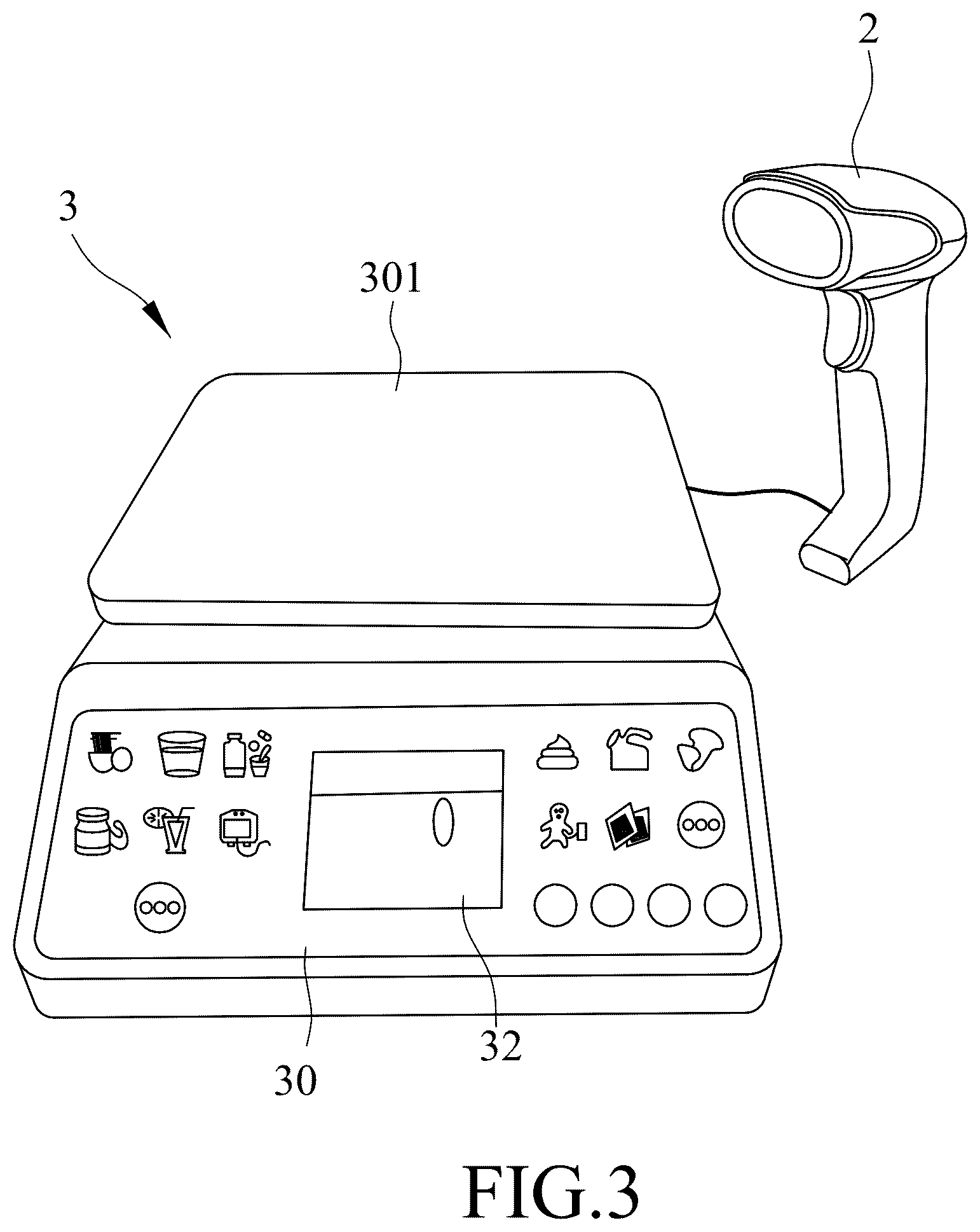Patent US12422300 Figure 3 – Weighing system