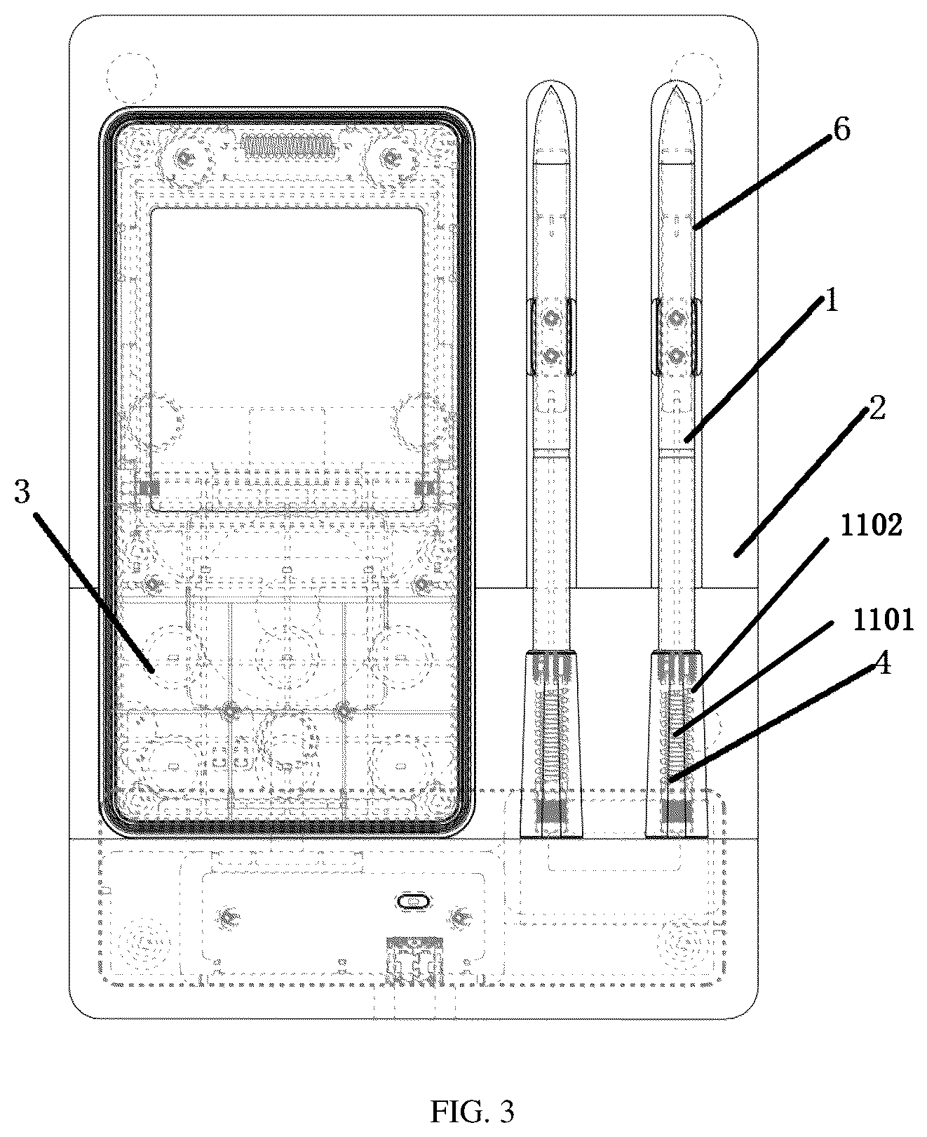 Patent US12422305 Figure 3 – Wireless meat temperature probe
