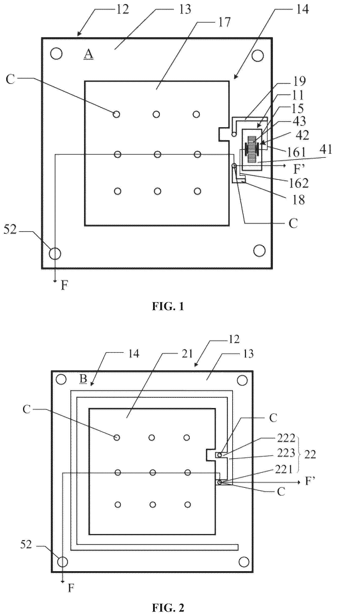 Patent US12422310 Figure 1 – Manufacturing method for a surface acoustic wave temperature sensor