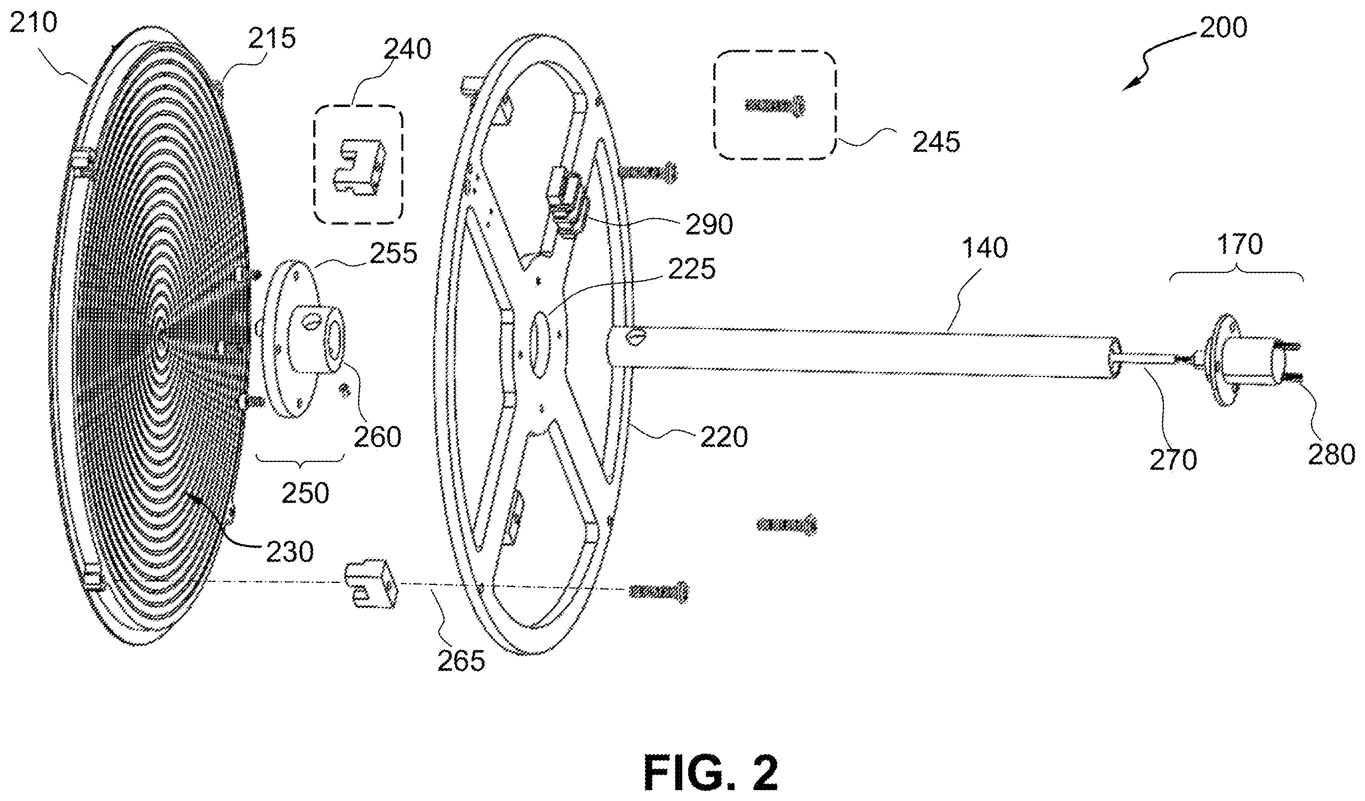 Patent US12422312 Figure 2 – Spinning flat plate calorimeter