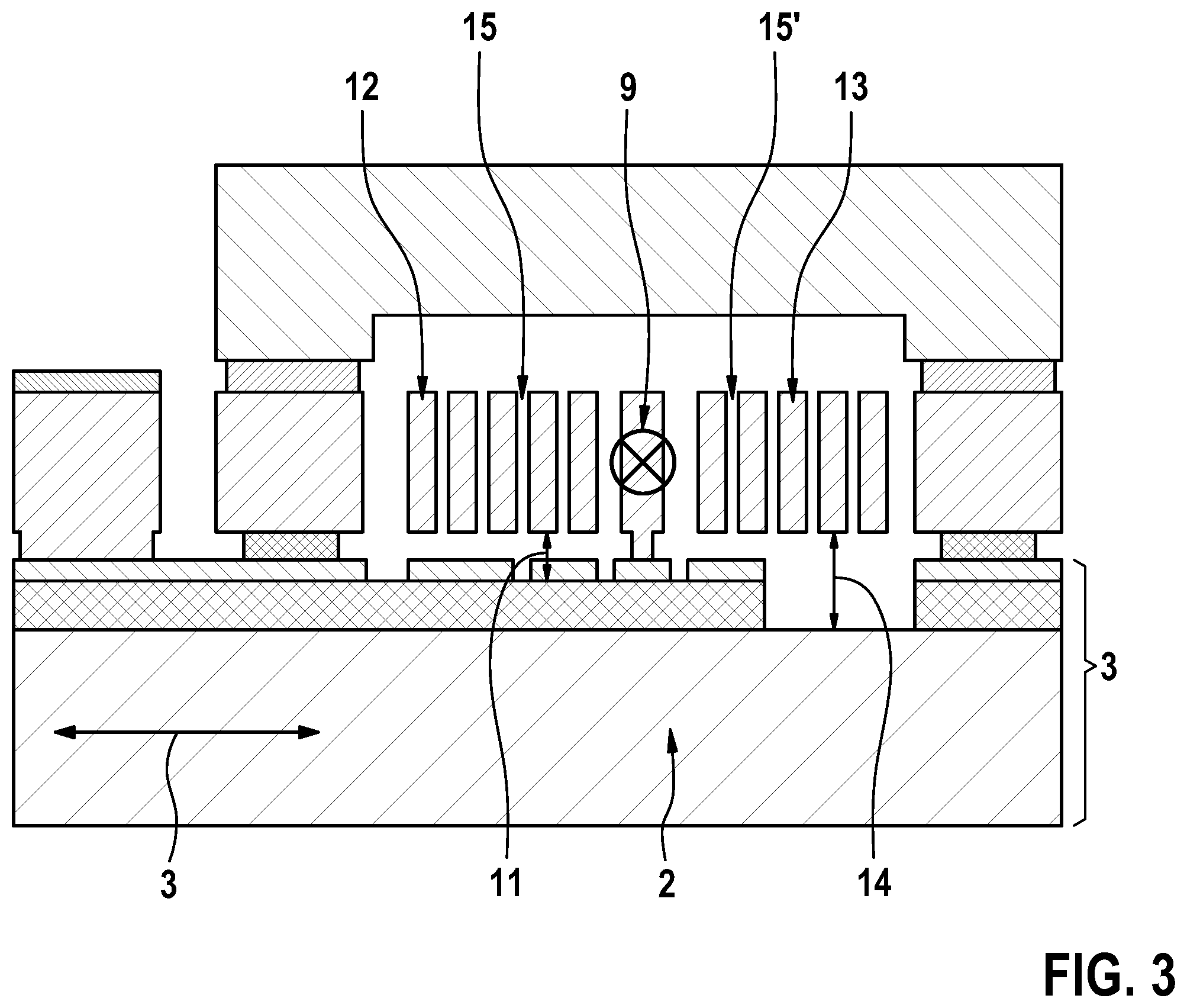 Patent US12422313 Figure 3 – Sensor device for measuring a temperature difference in a computer chip system