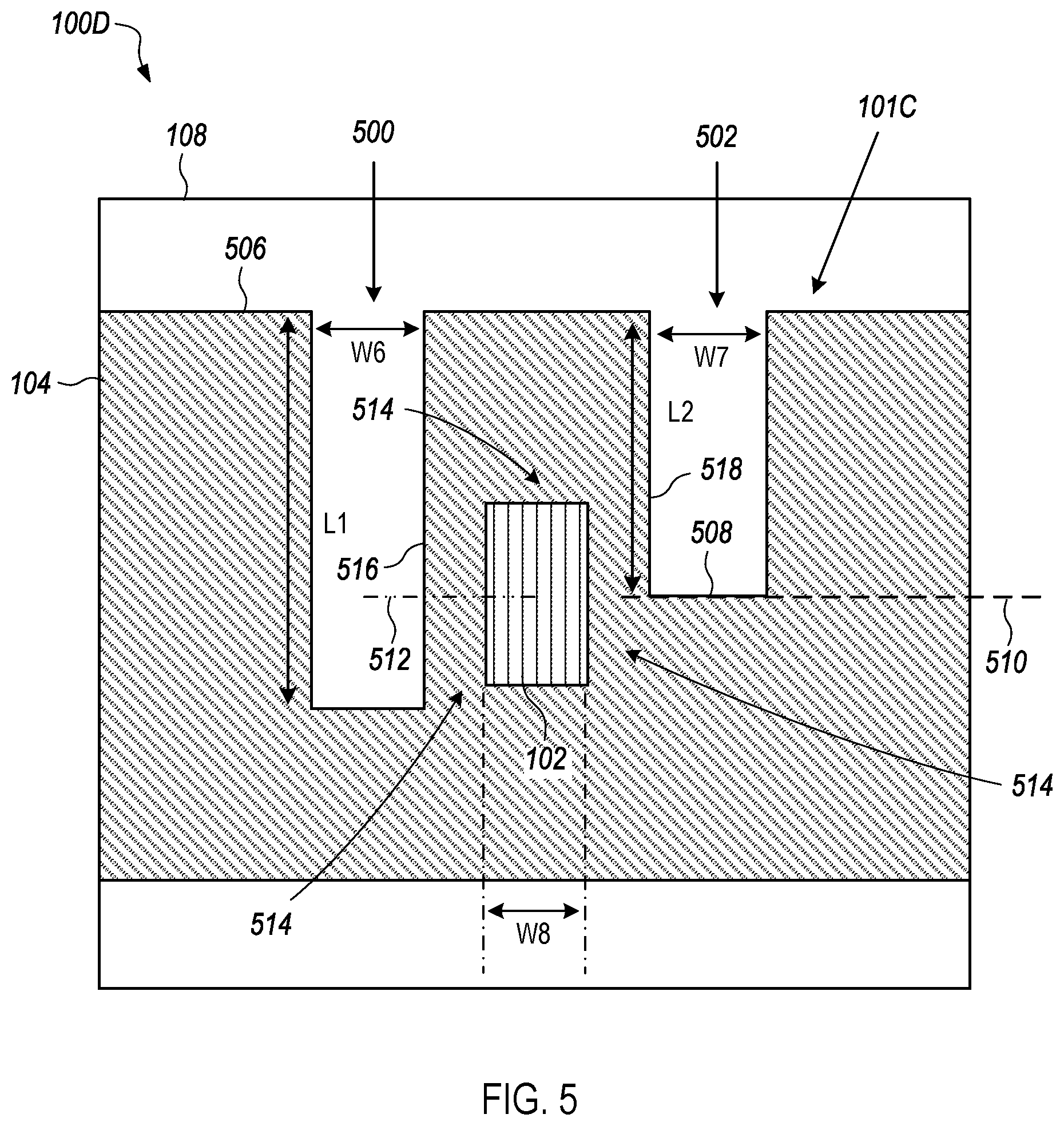 Patent US12422314 Figure 4 – Input structures that include slots that create a stress concentration region in a substrate for strain detection by a sensor
