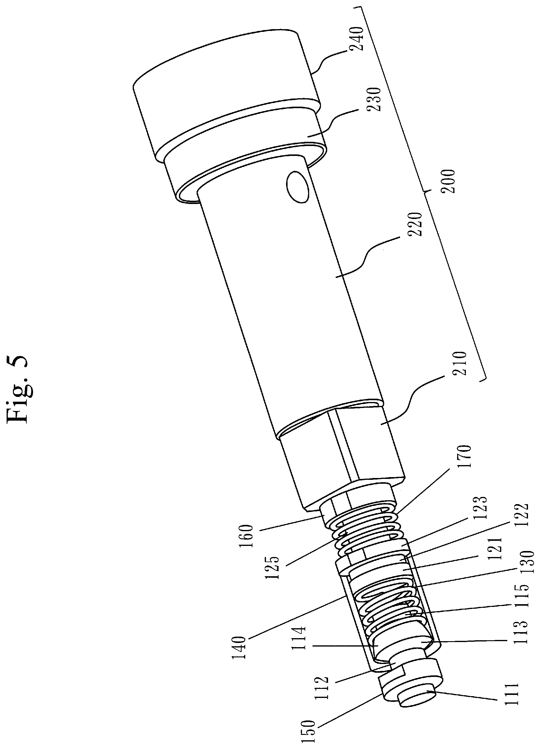 Patent US12422320 Figure 5 – Ultrasonic probe