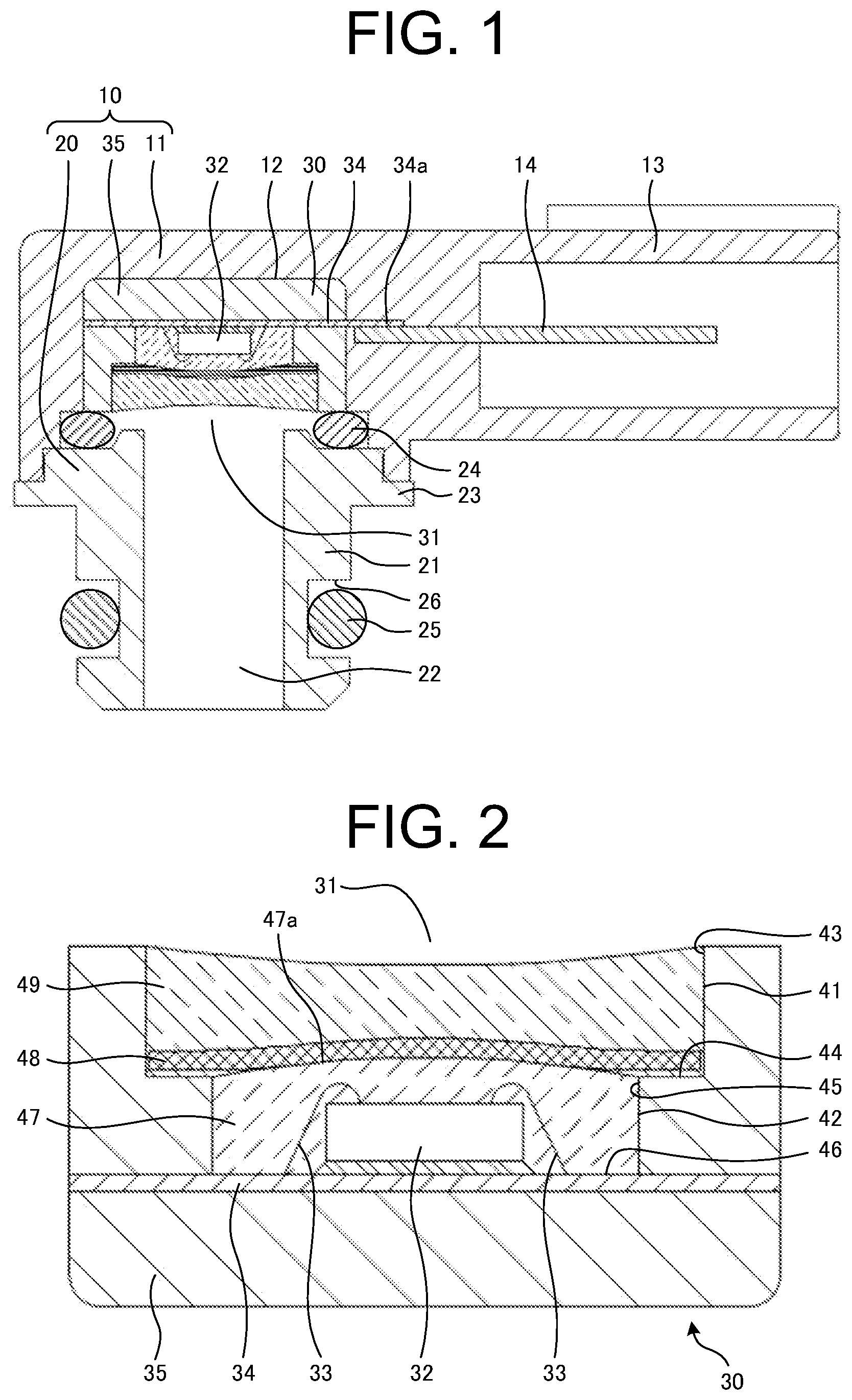 Patent US12422323 Figure 1 – Protection structure for pressure sensor device