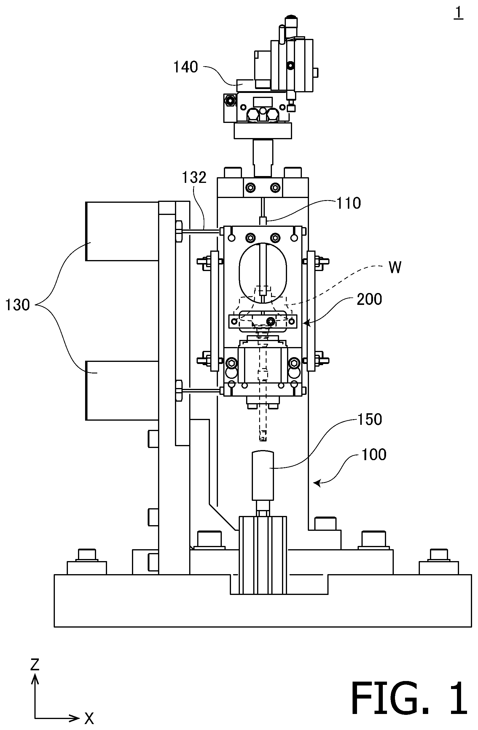 Patent US12422327 Figure 1 – Dynamic balance testing device