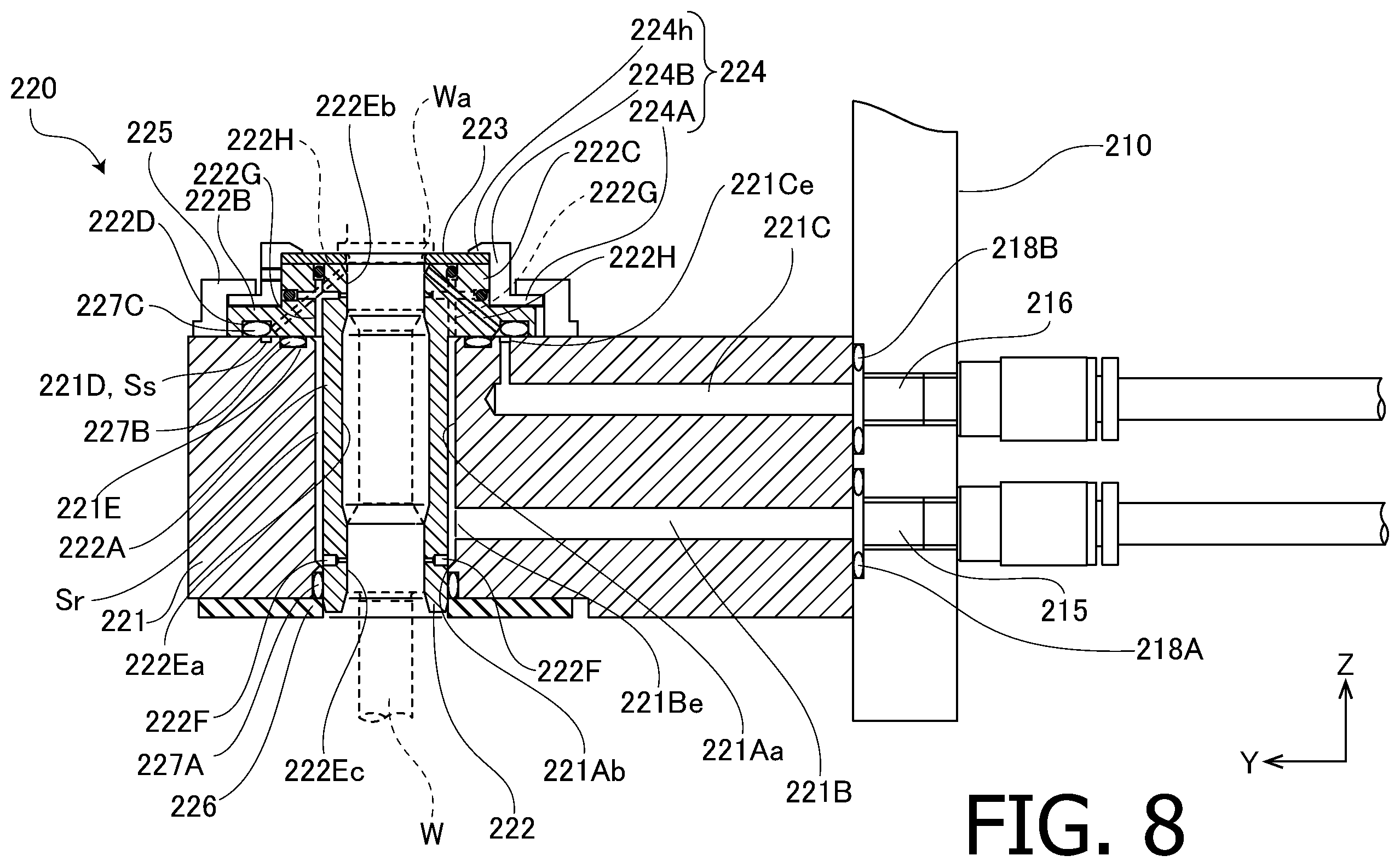 Patent US12422327 Figure 8 – Dynamic balance testing device