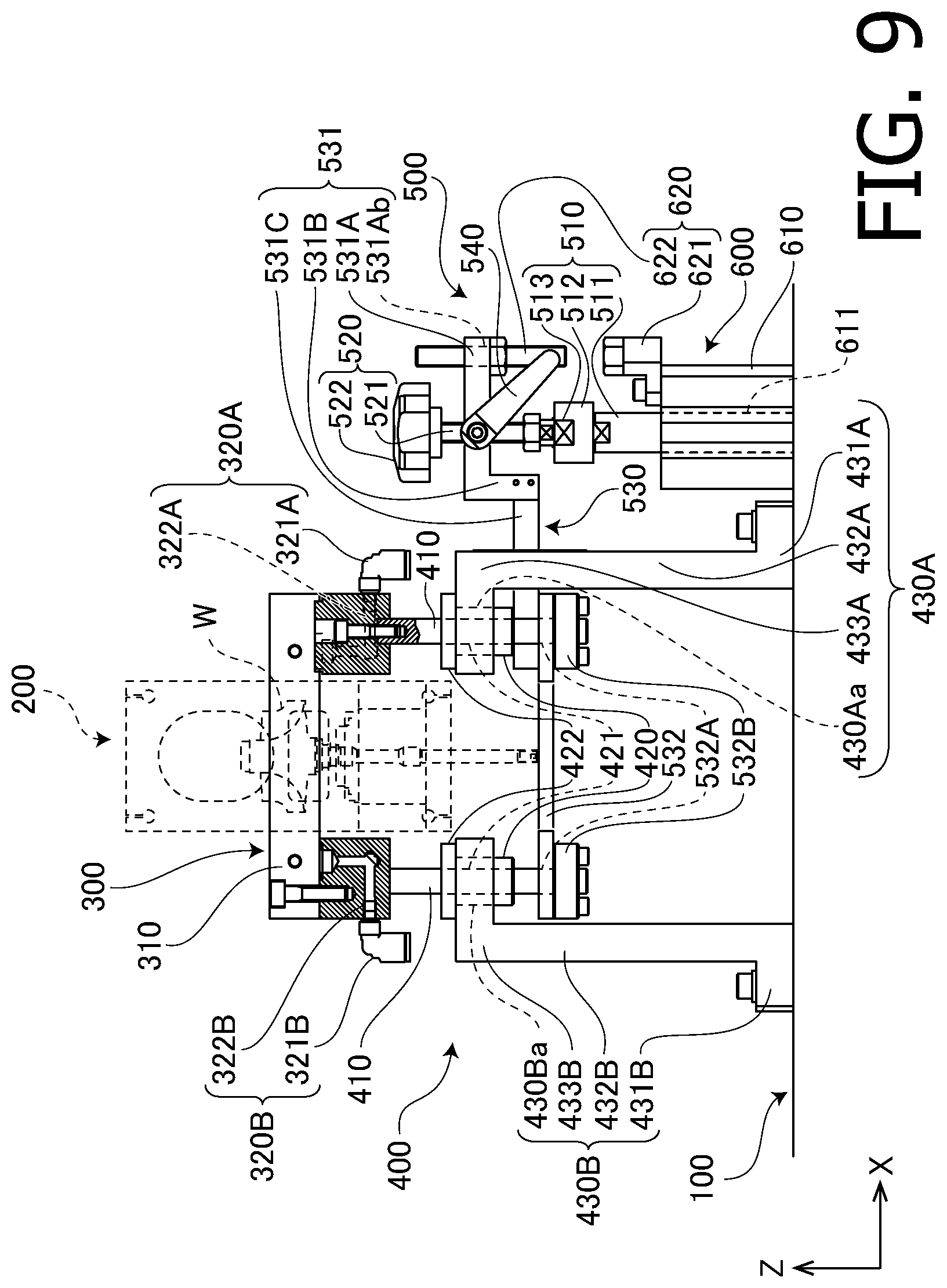 Patent US12422327 Figure 9 – Dynamic balance testing device