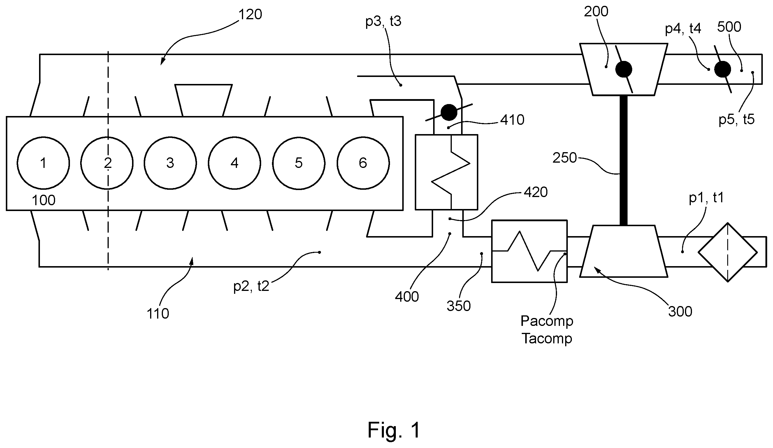 Patent US12422338 — Engine pre turbine pressure monitoring system — Figure 1