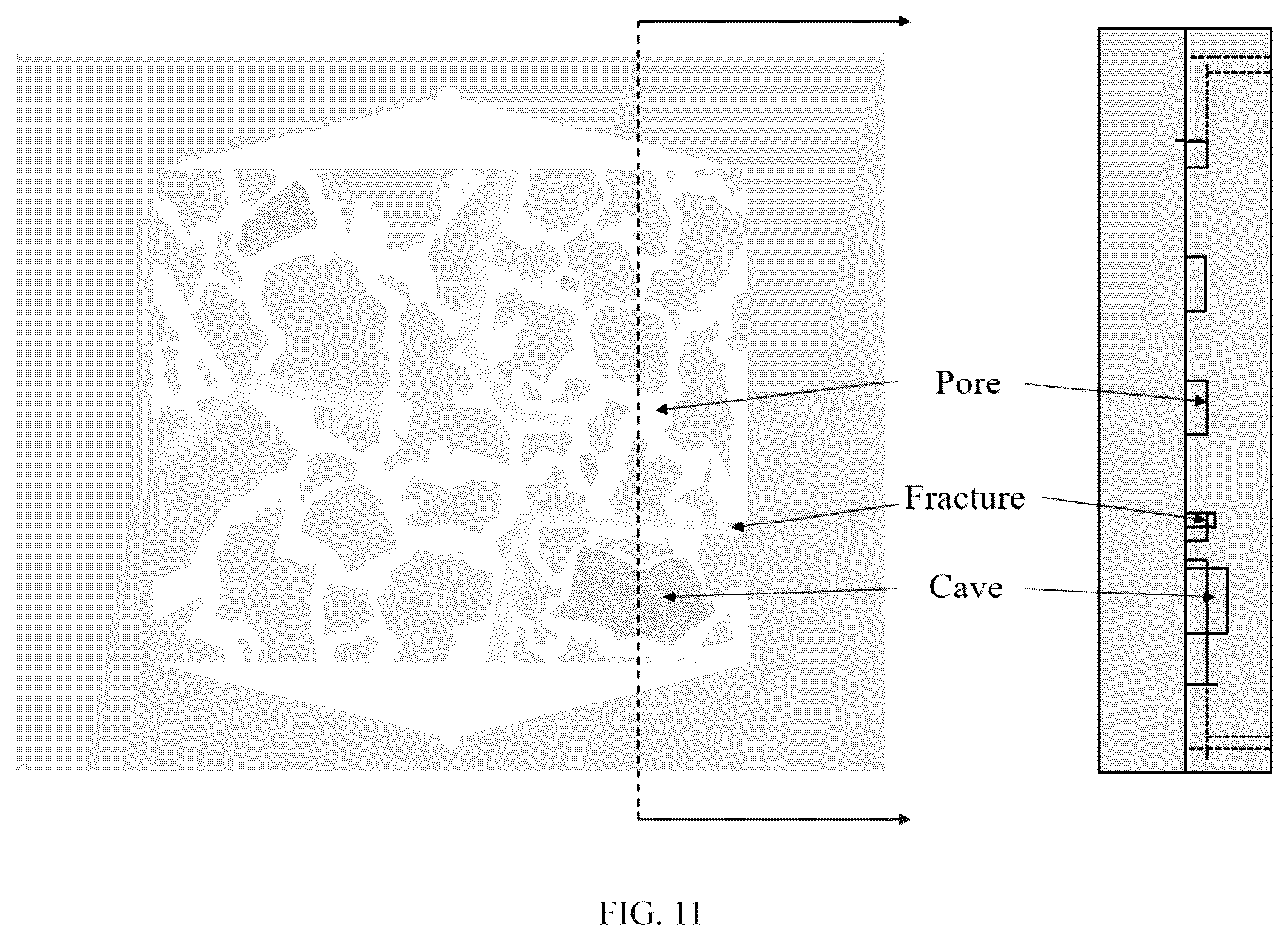Patent US12422342 Figure 7 – Preparation method of micro-nanofluidic model of triple-medium carbonate reservoir