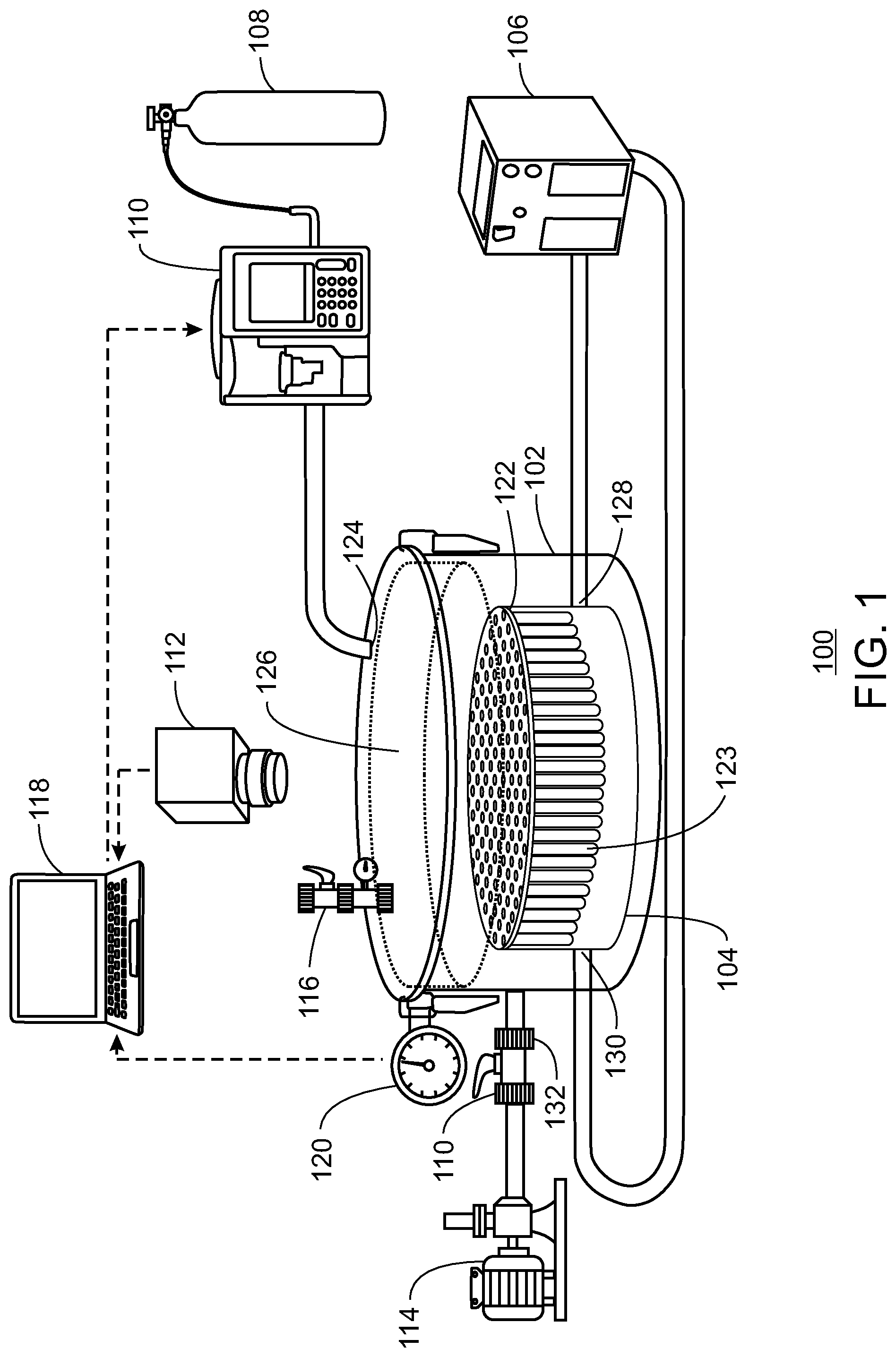Patent US12422348 Figure 1 – High throughput high resolution gas sorption screening