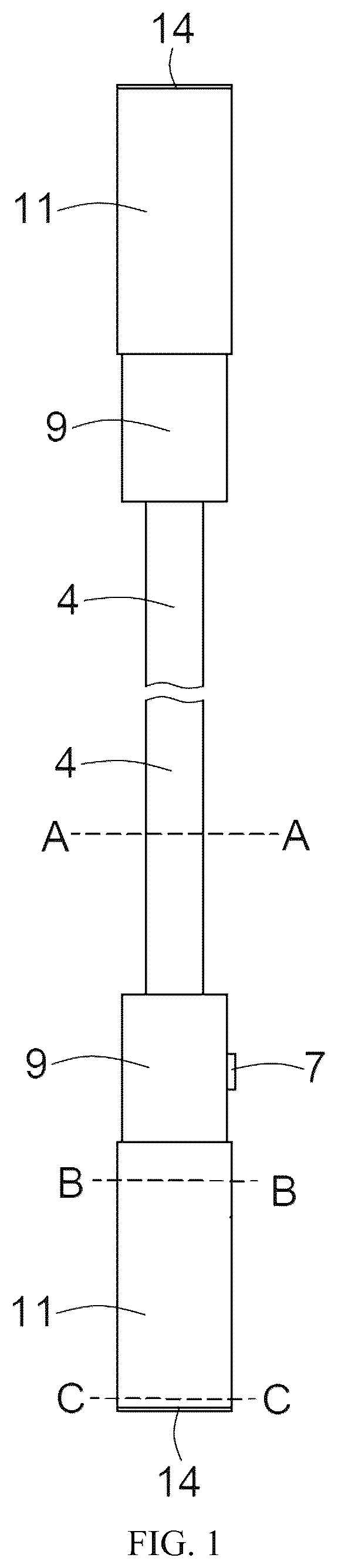 Patent US12422349 Figure 1 – Bridge sling based on electrochemical detection on steel wire corrosion and processing method therefor