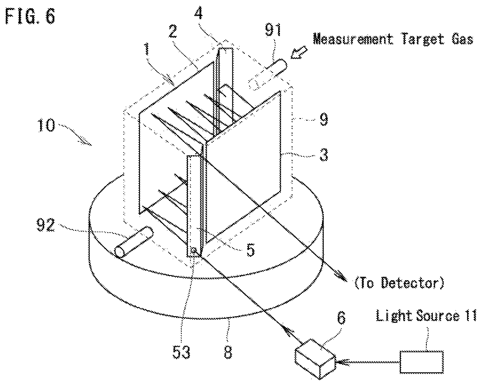Patent US12422350 Figure 7 – Multiple-reflection apparatus and multiple-reflection cell