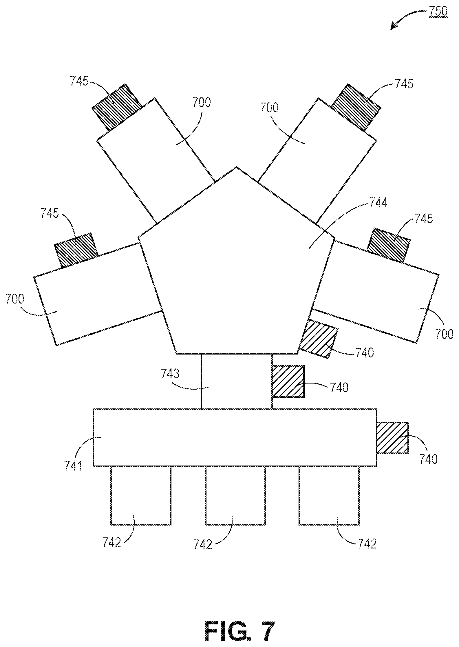 Patent US12422357 Figure 7 – Chamber moisture control using narrow optical filters measuring emission lines