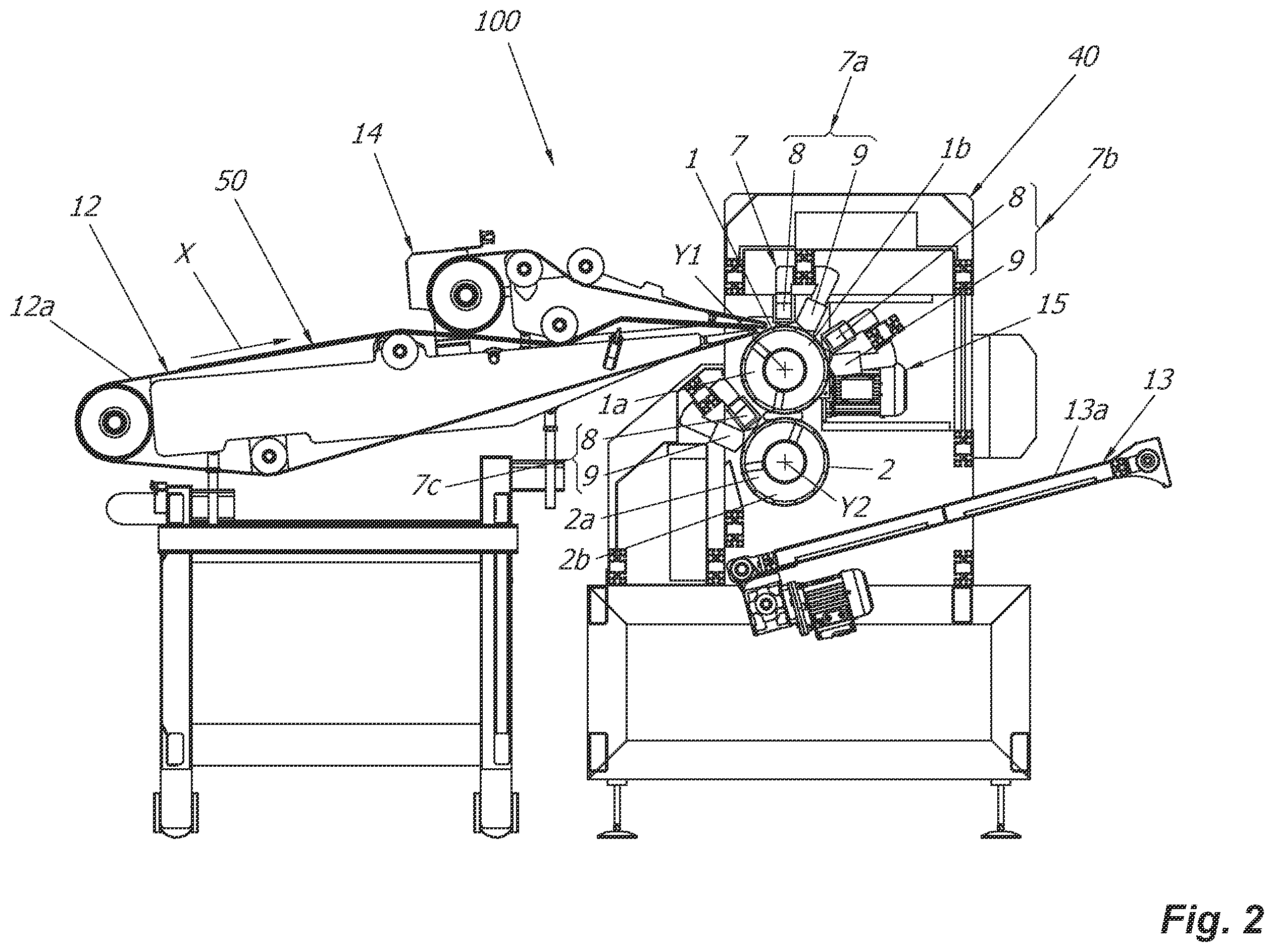 Patent US12422372 Figure 2 – Inspecting machine for leather and inspection method applicable to said machine