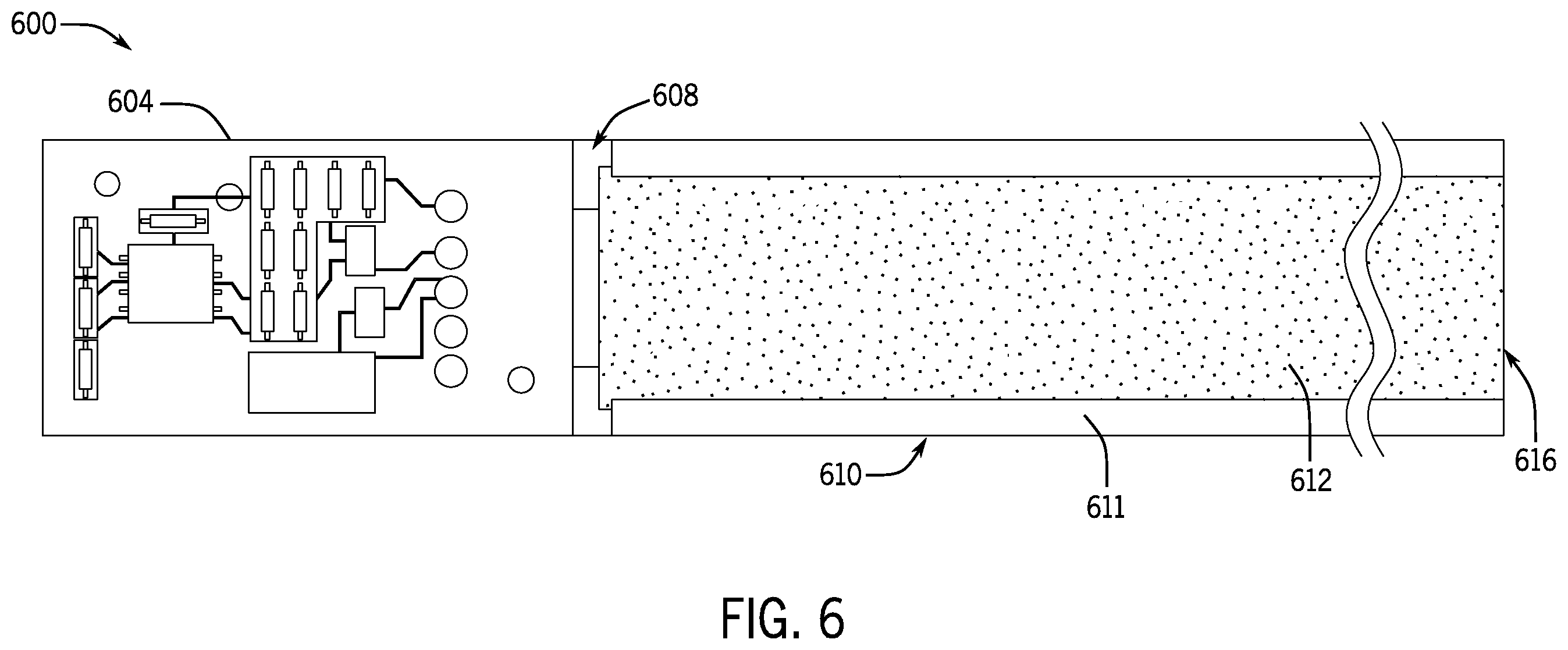 Patent US12422391 Figure 5 – Ruggedized sensor for detecting organic liquids