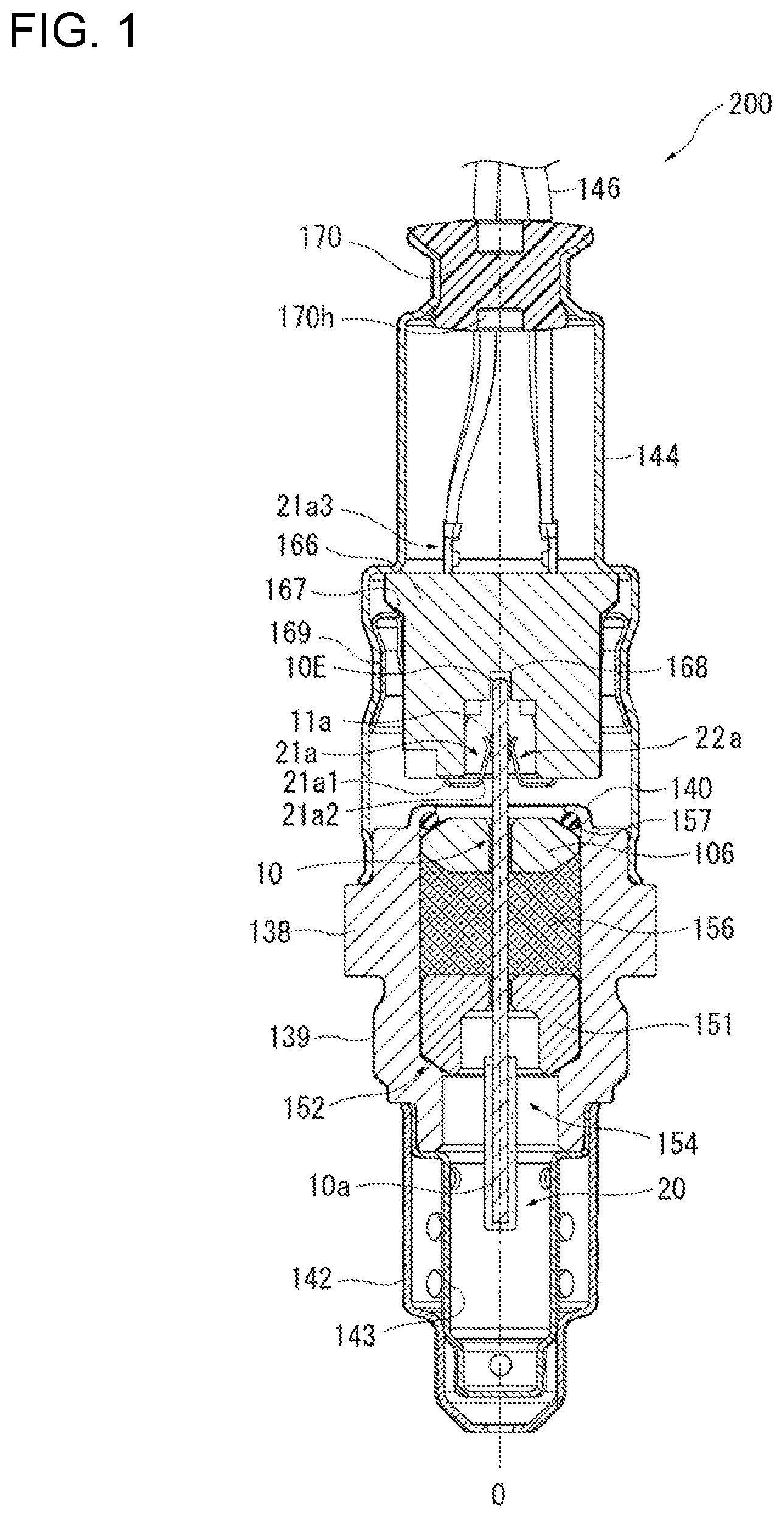 Patent US12422398 Figure 1 – Gas sensor